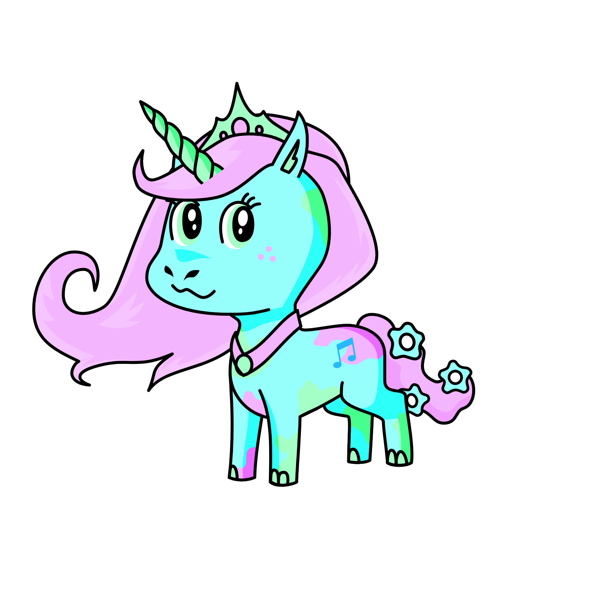 Princess Heaven, the unicorn