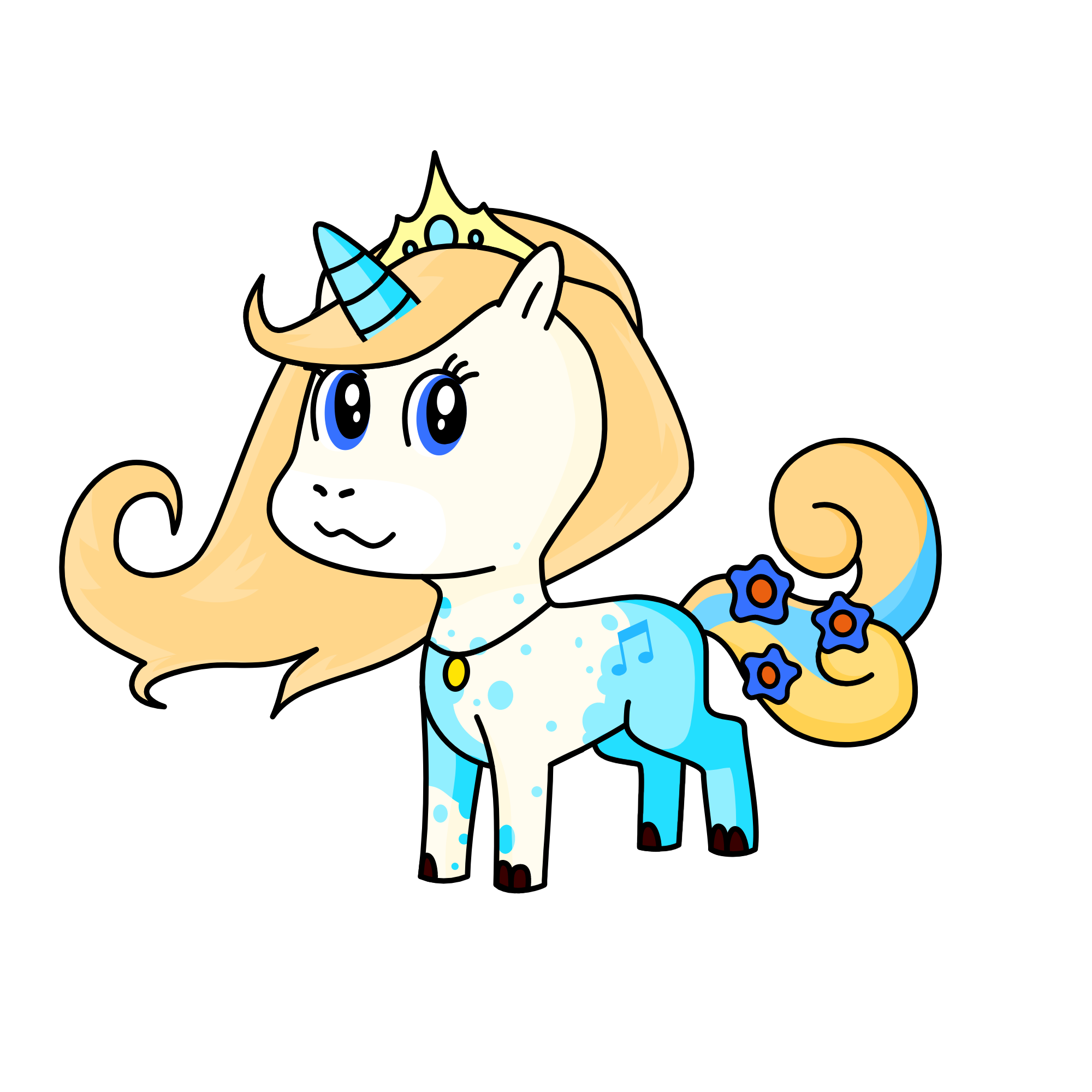 music girl, the unicorn