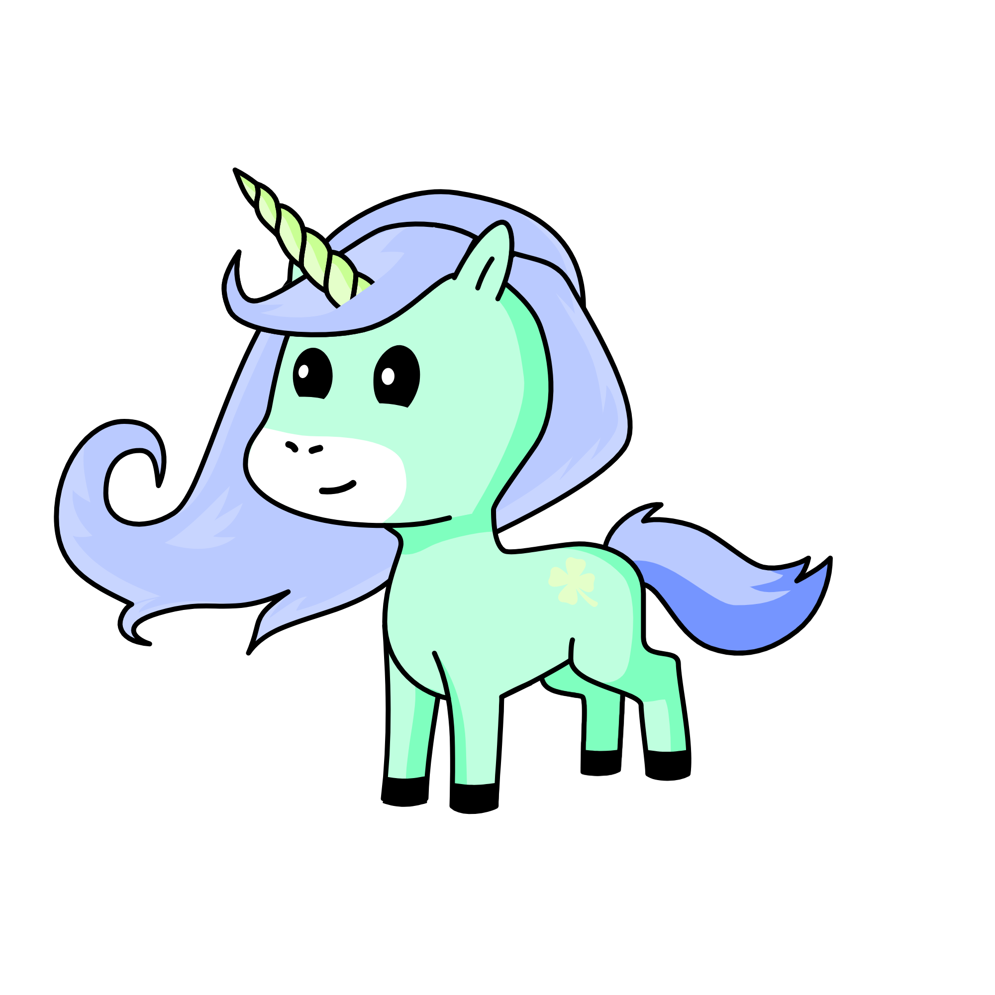 Lucky, the unicorn