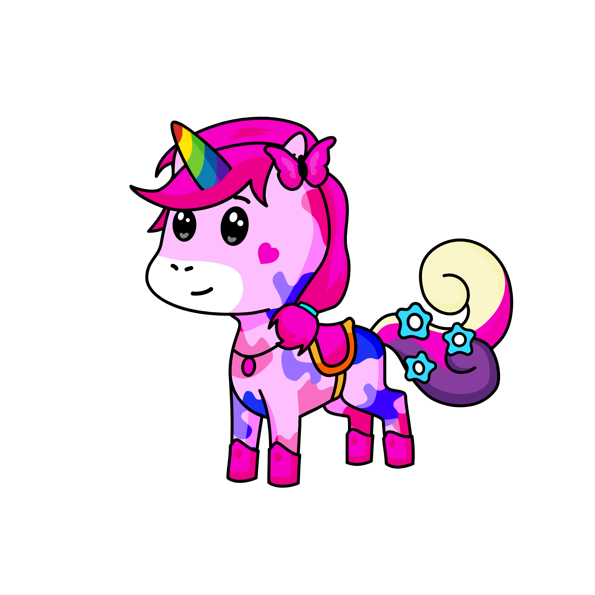 Snowy, the unicorn