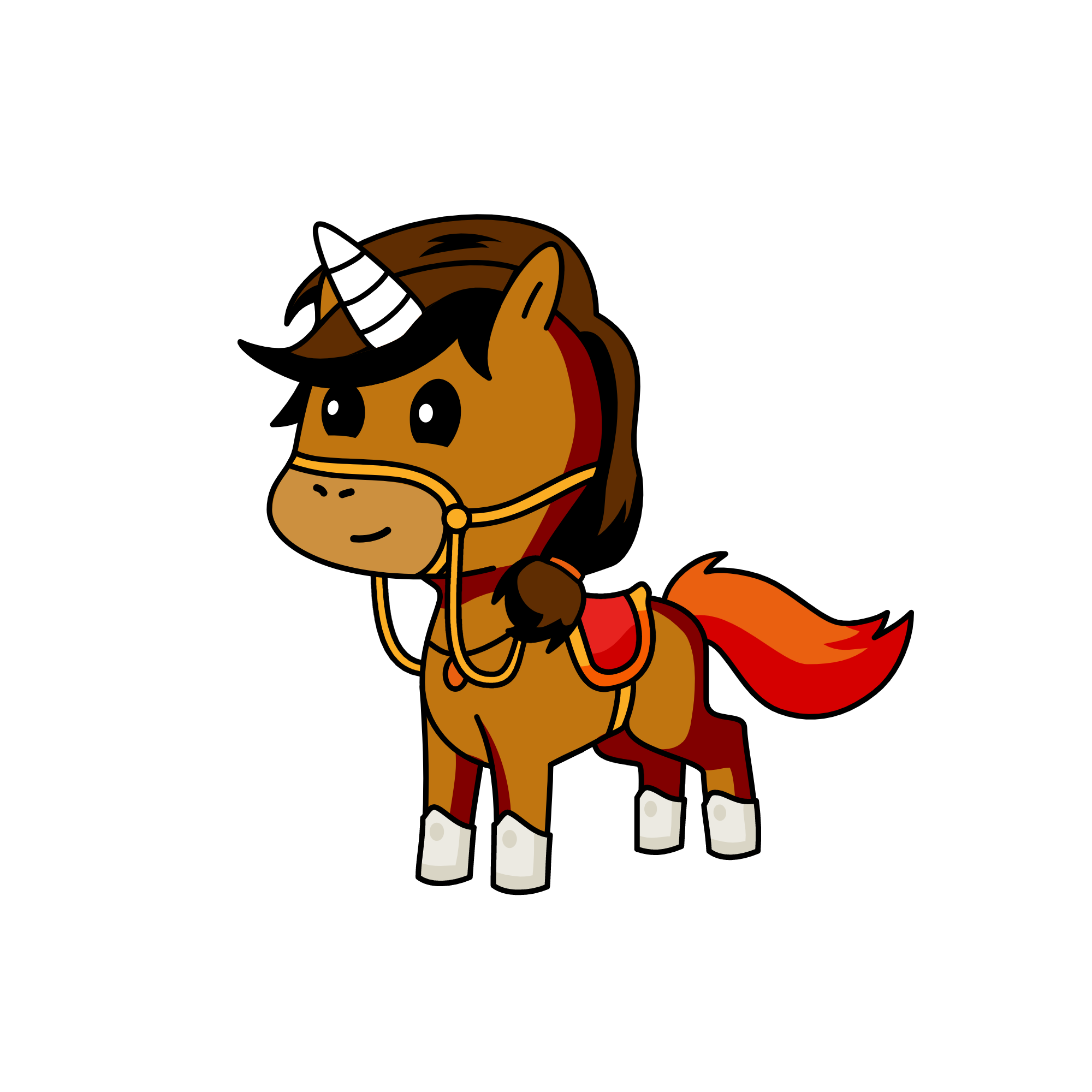 Pudding, the unicorn