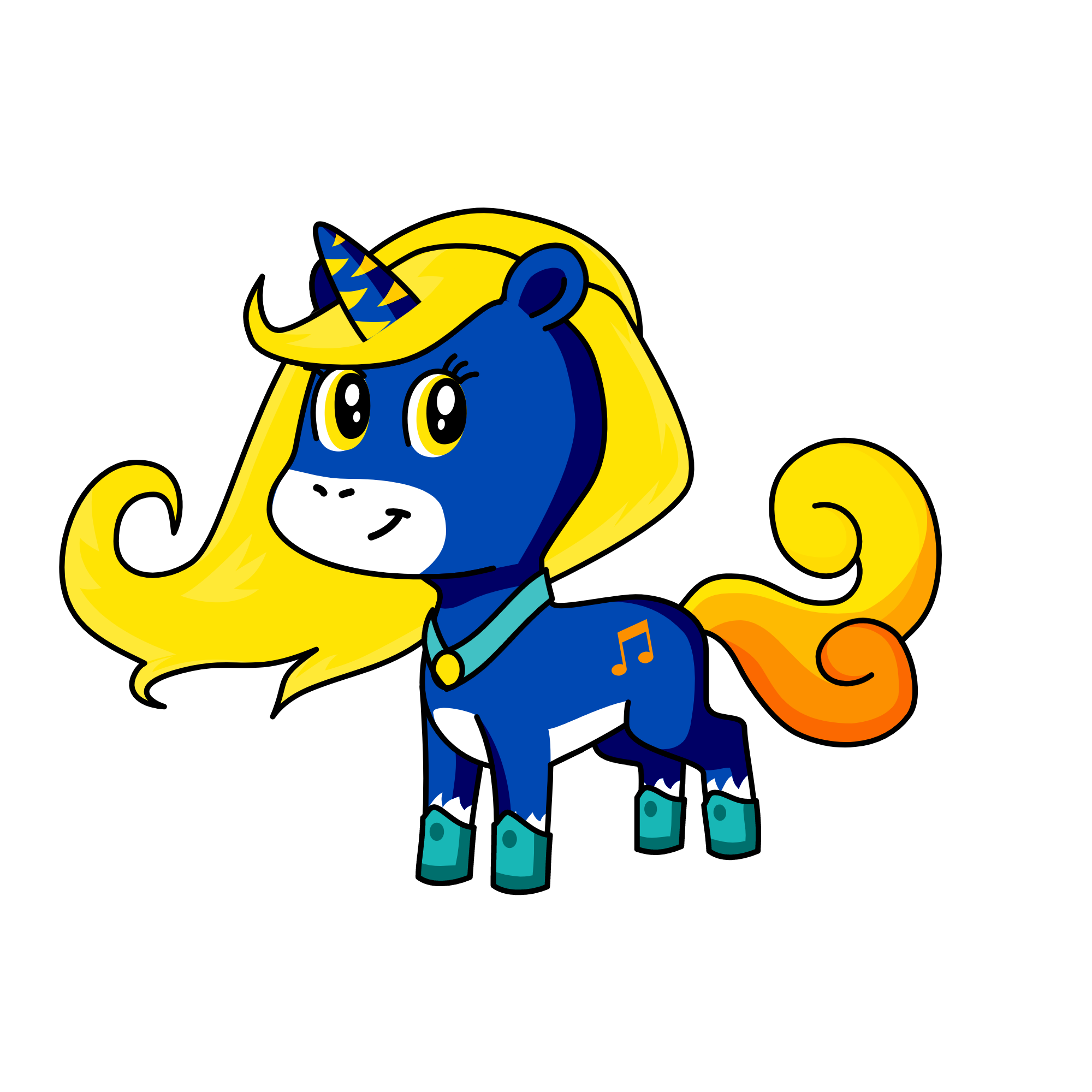 bluesky, the unicorn