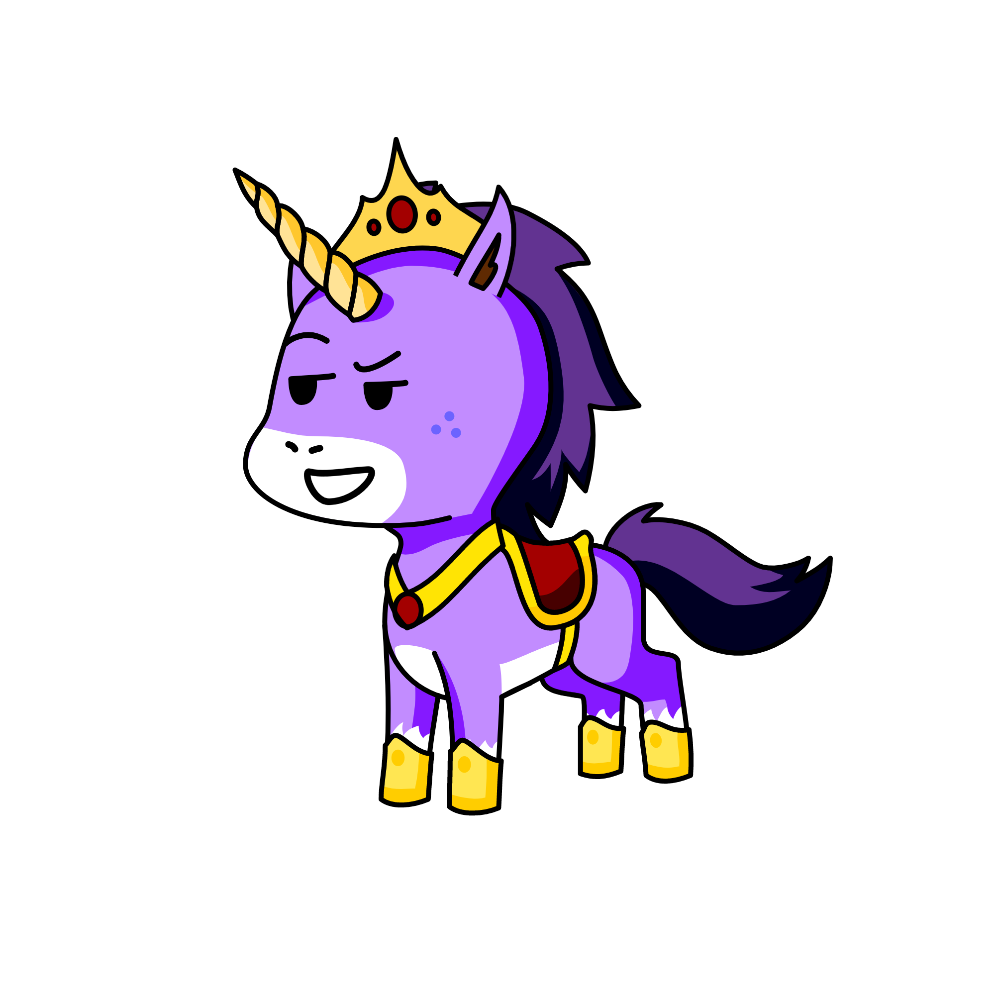 Crystal, the unicorn