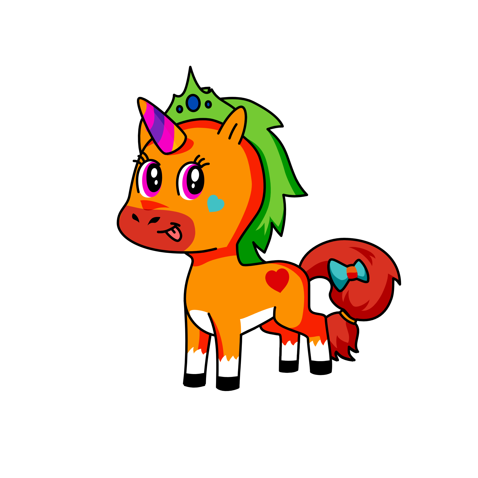 A RANDOM UNICORN , the unicorn