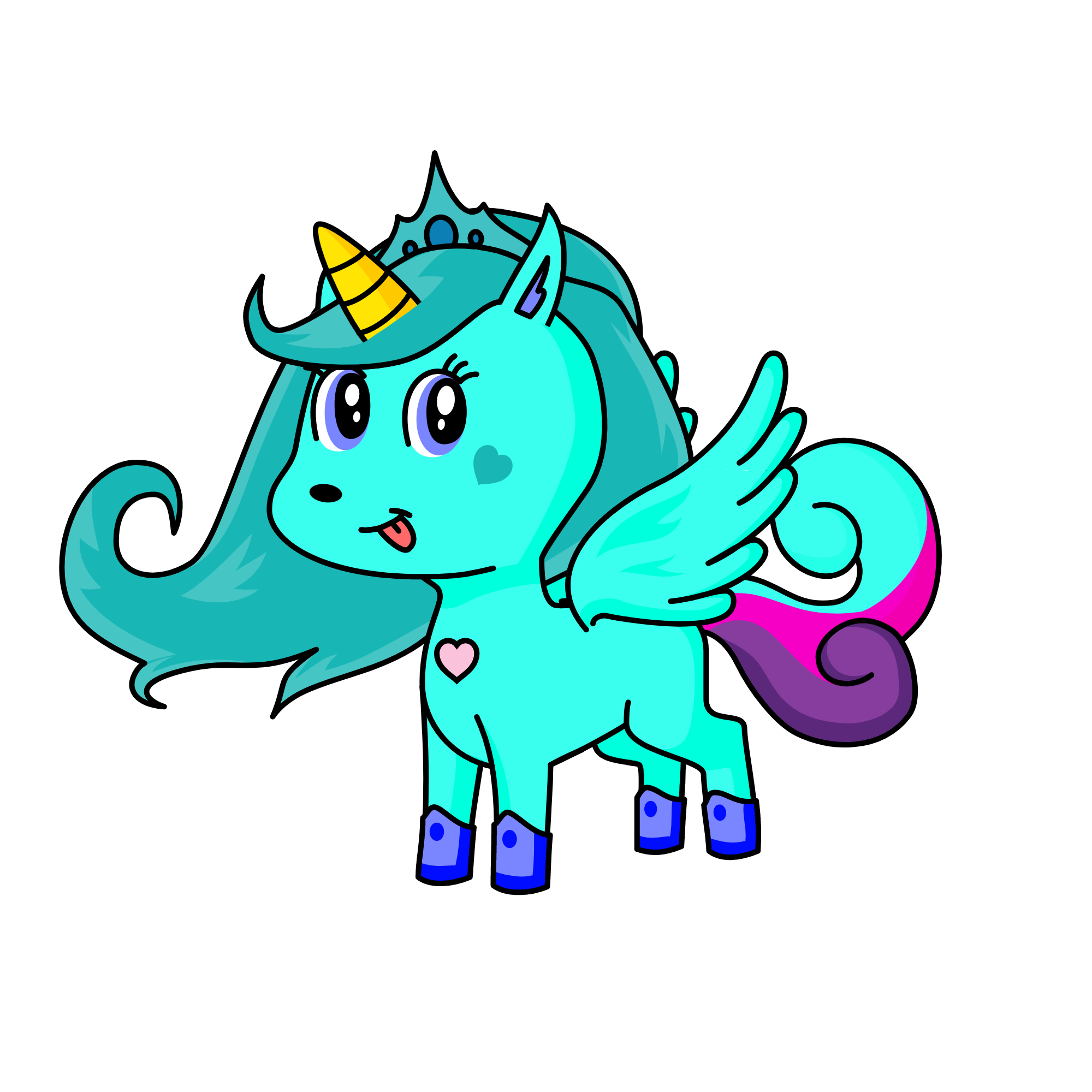Sister nya lily Cookie, the unicorn