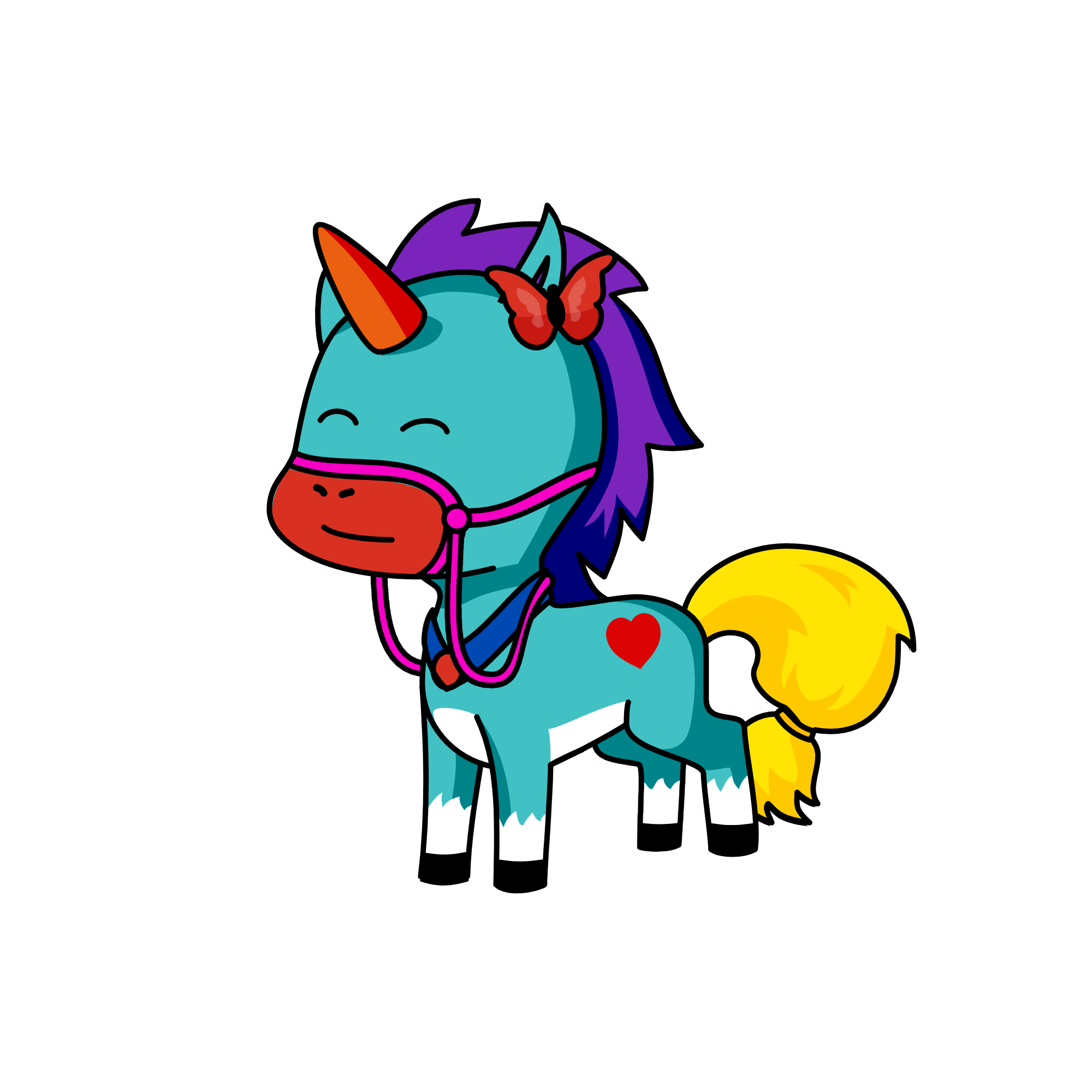 a random, the unicorn