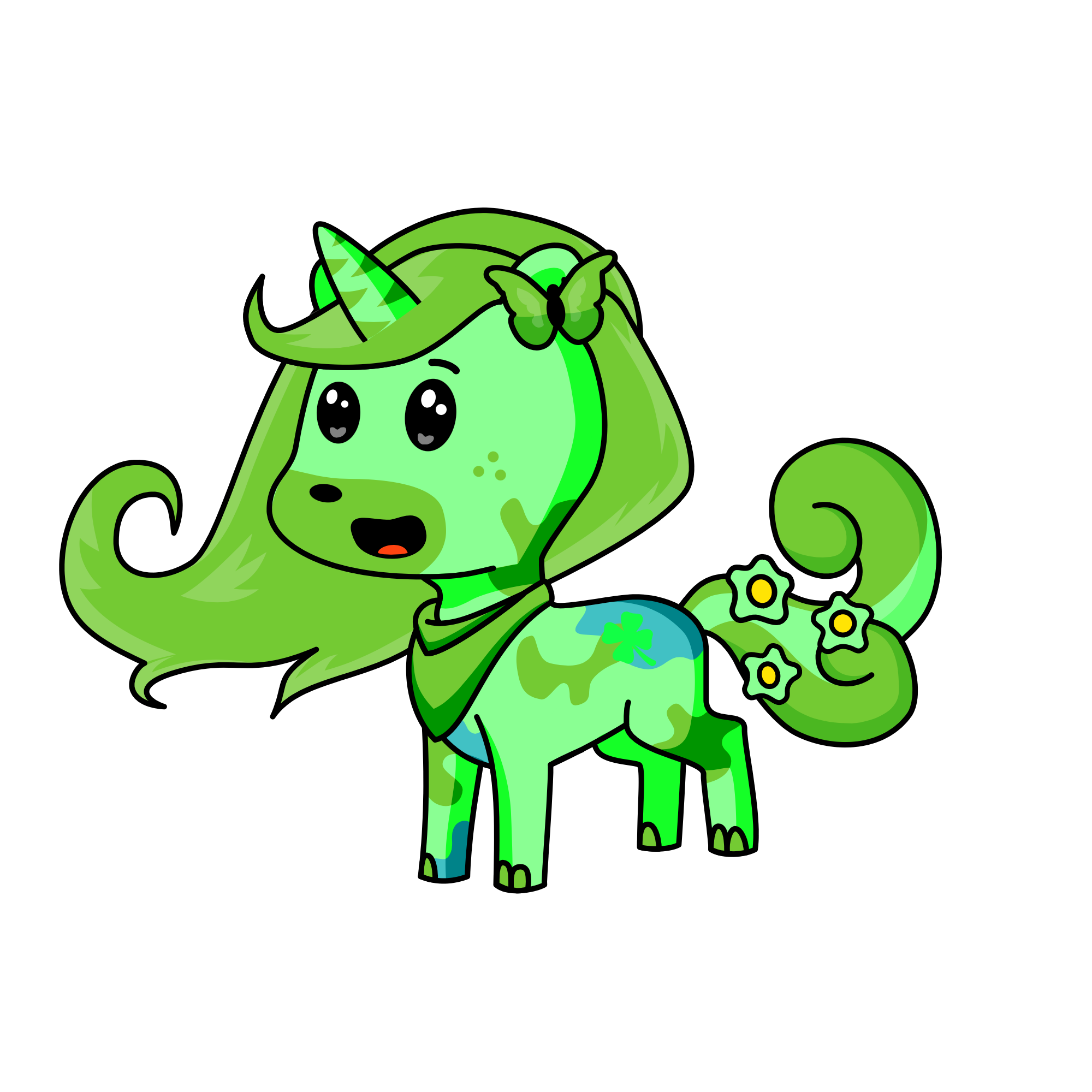 I love you!, the unicorn