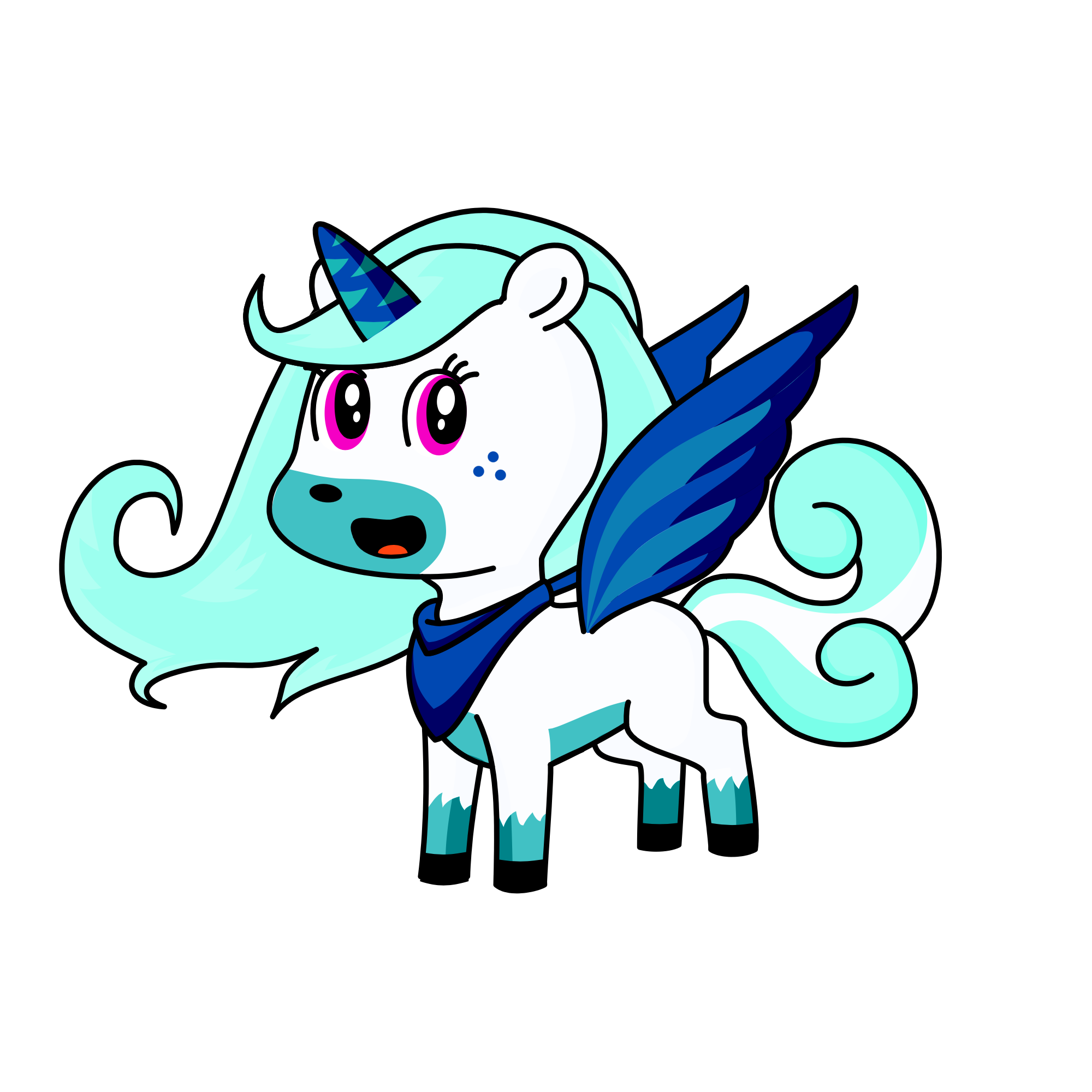Icy, the unicorn
