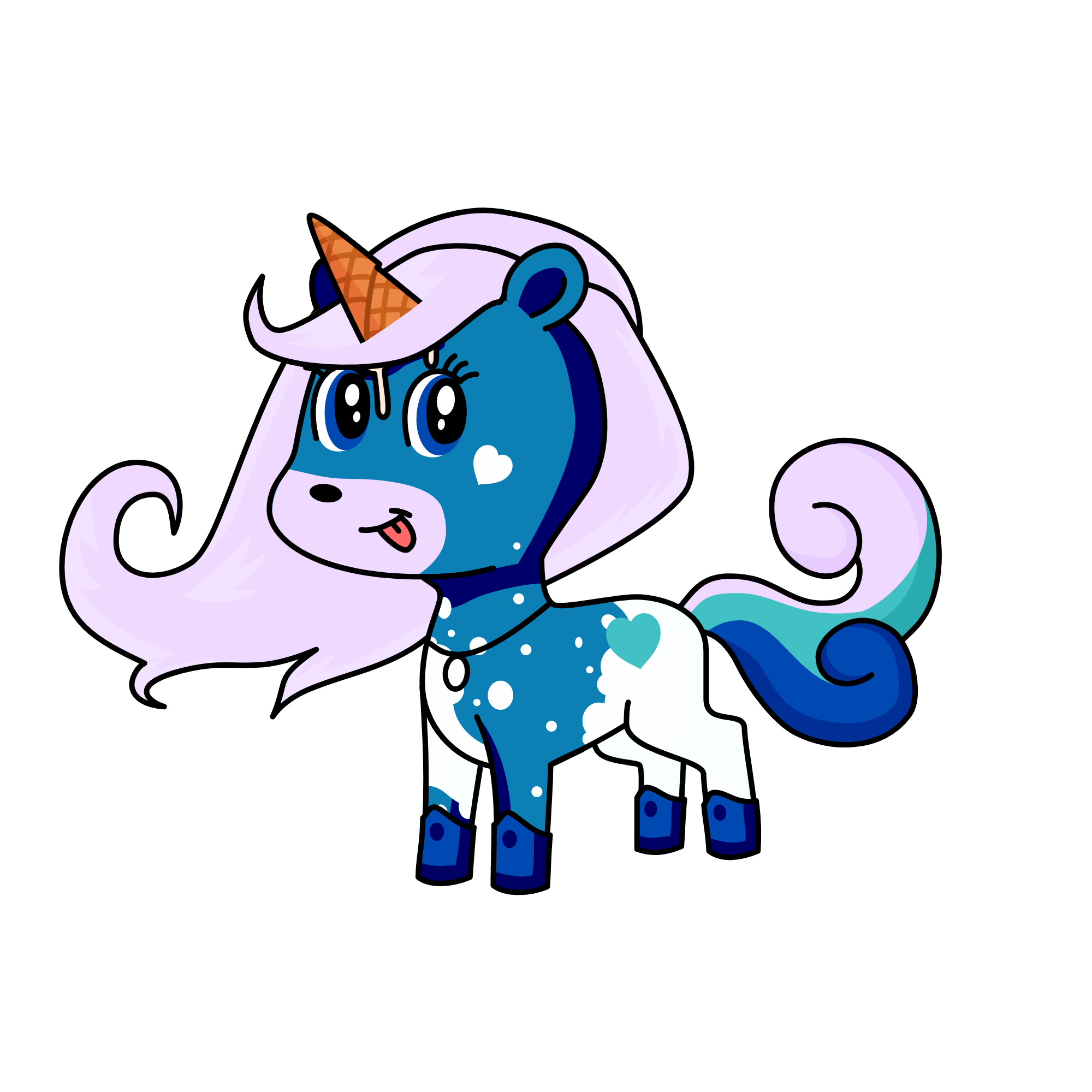 winter, the unicorn