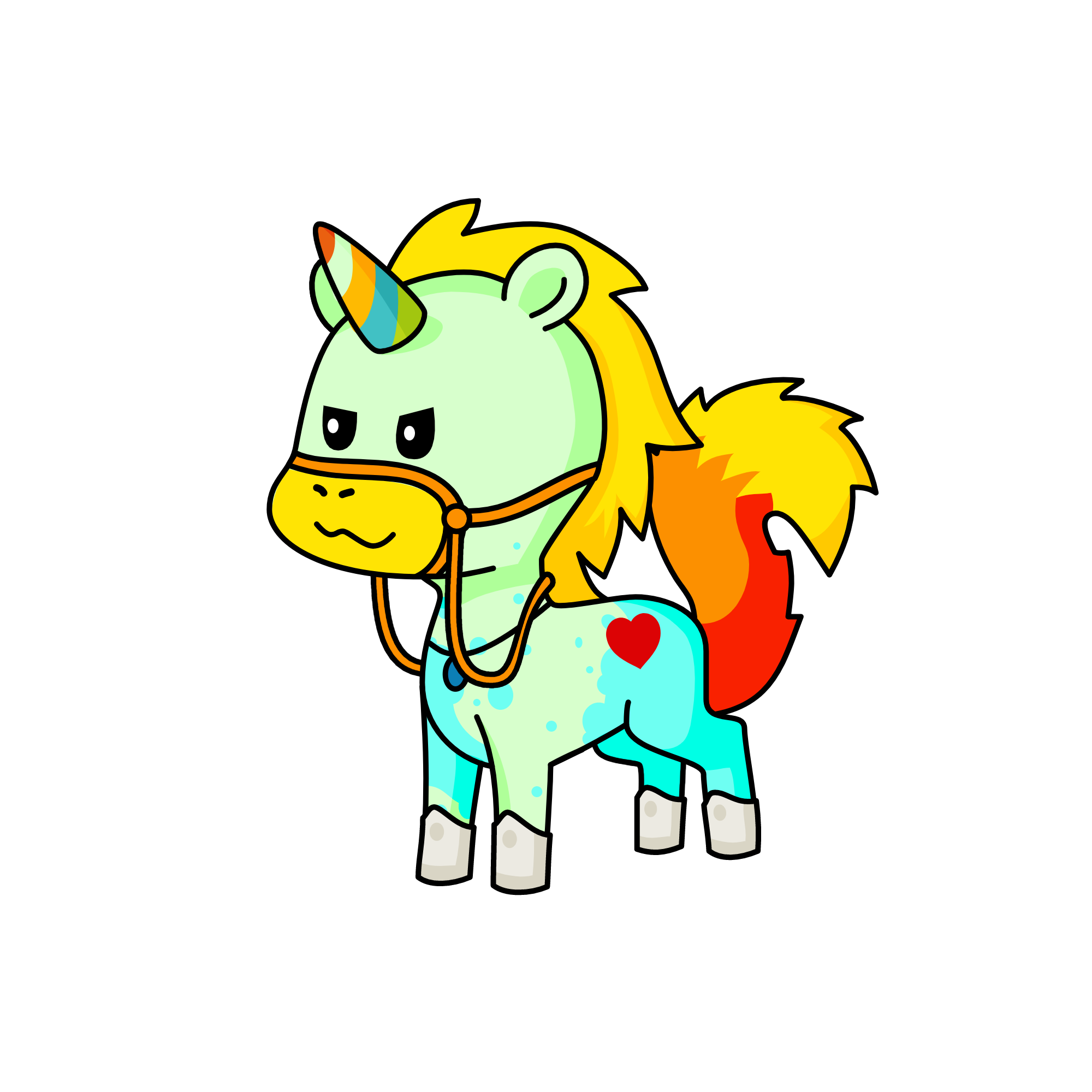 as cute, the unicorn