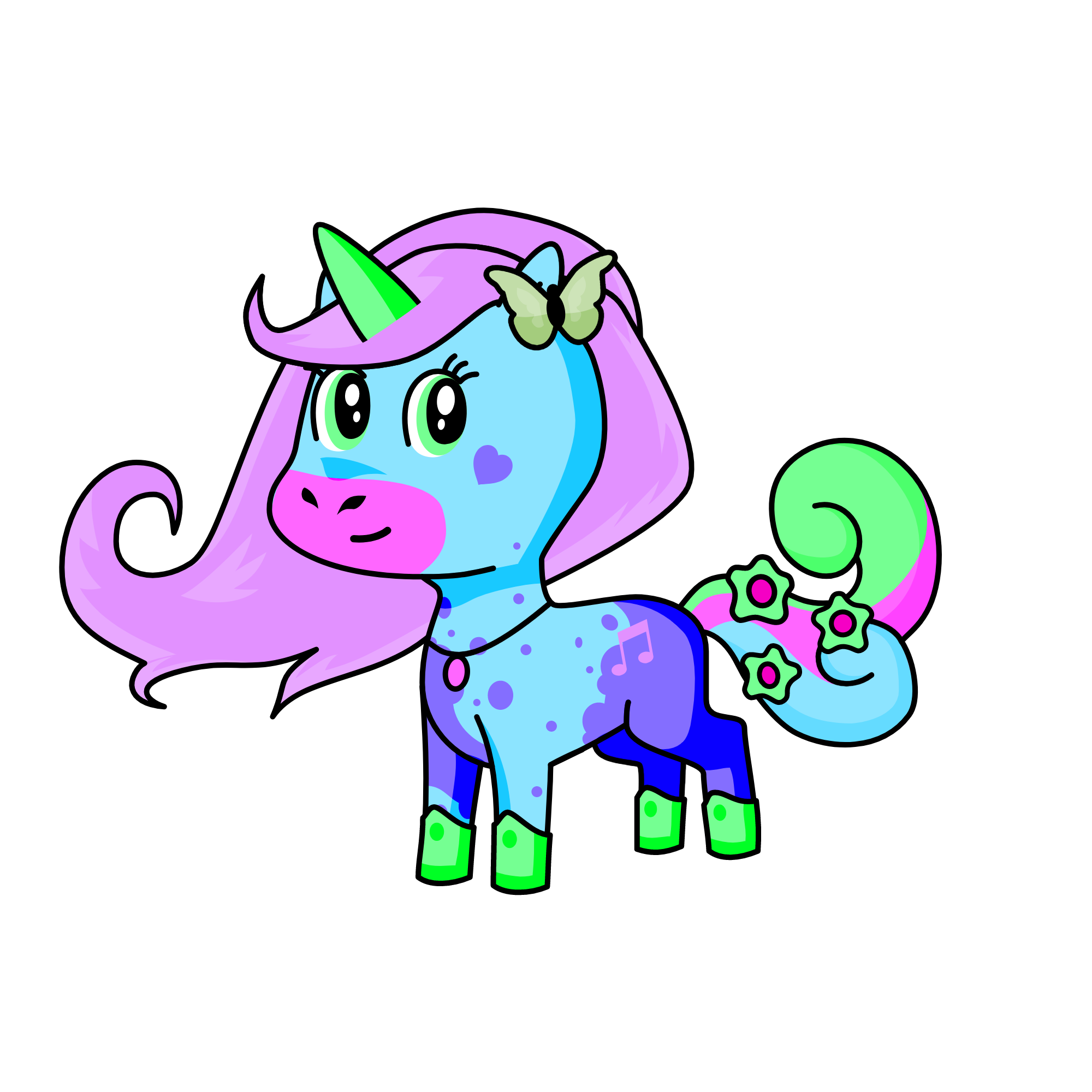 light, the unicorn