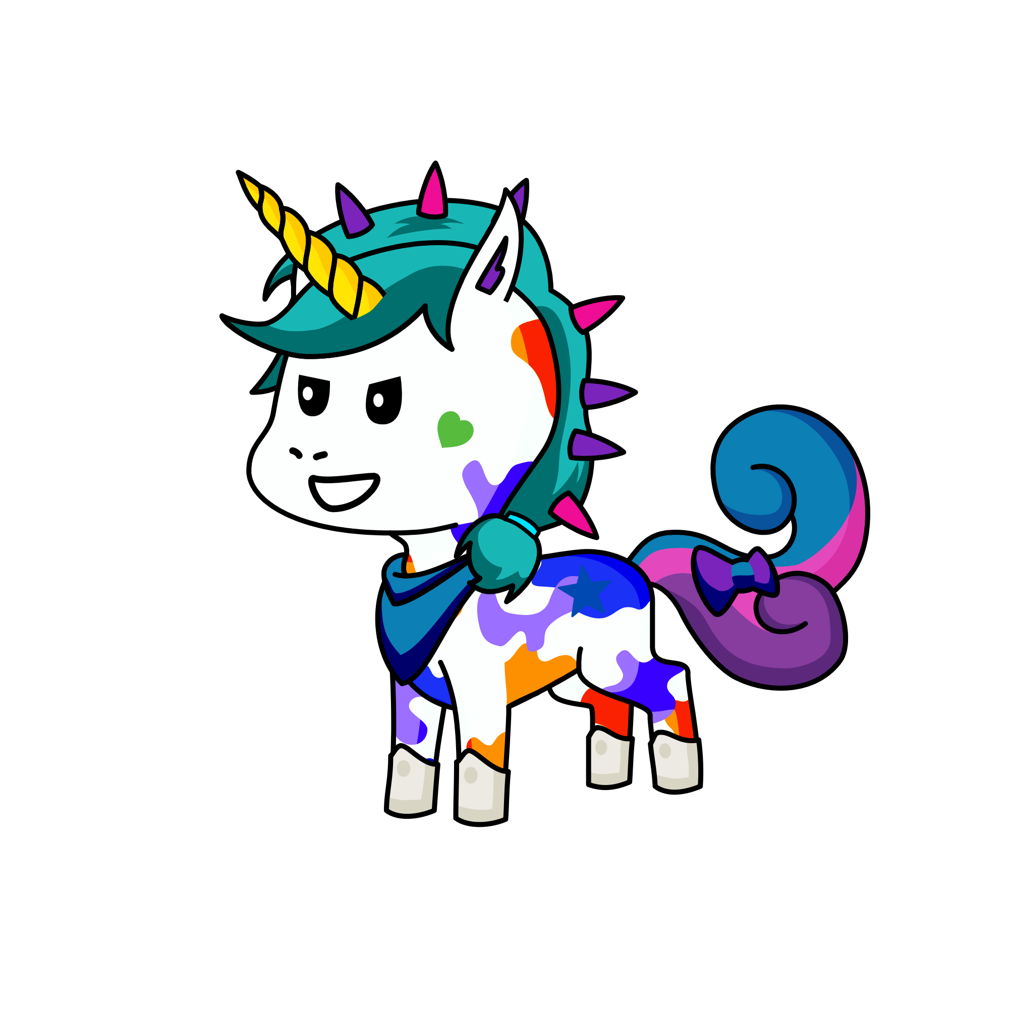 Sparkle pants , the unicorn