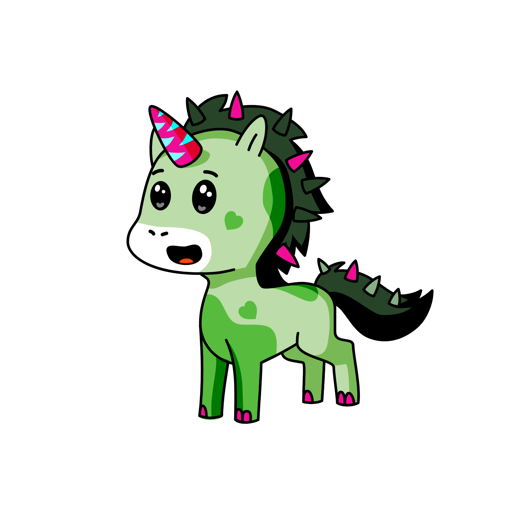 spike, the unicorn