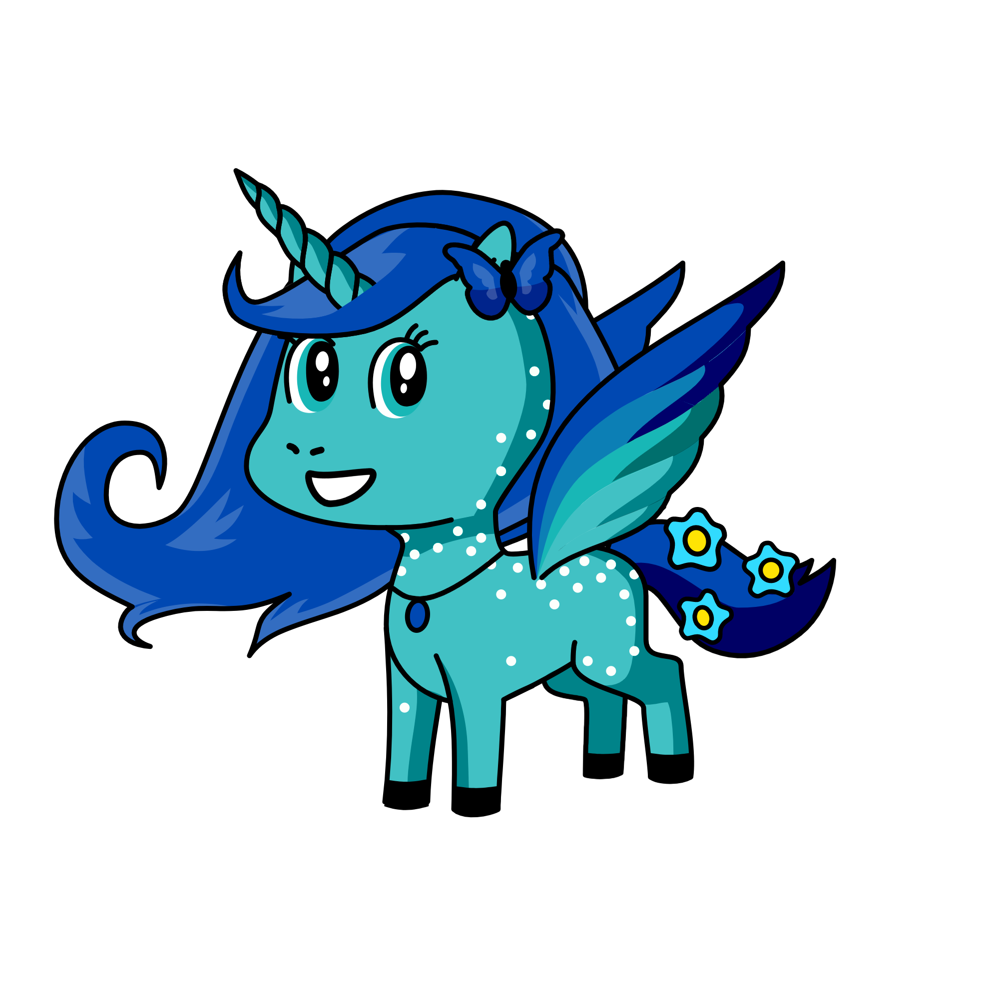 Gennie, the unicorn