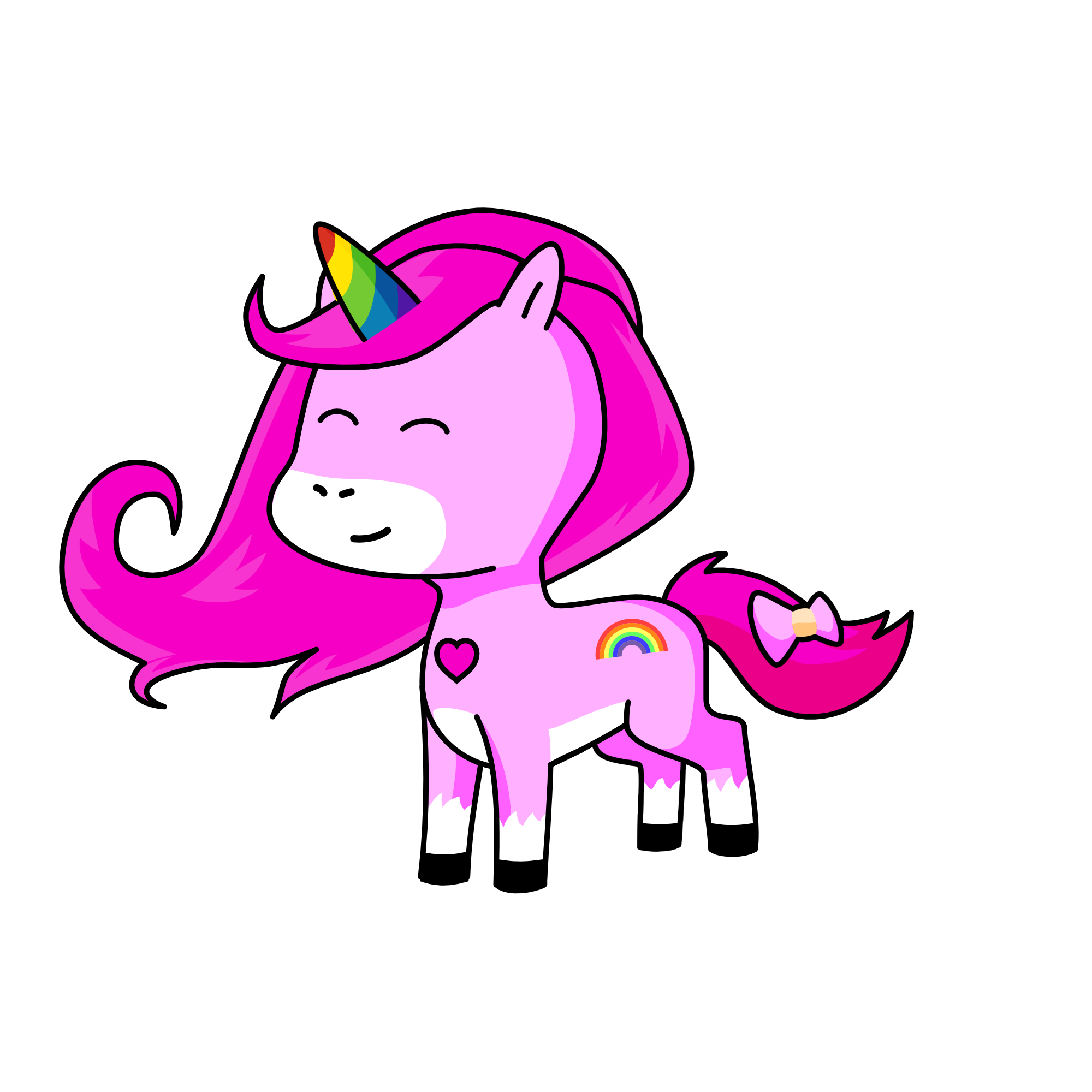 pinky , the unicorn