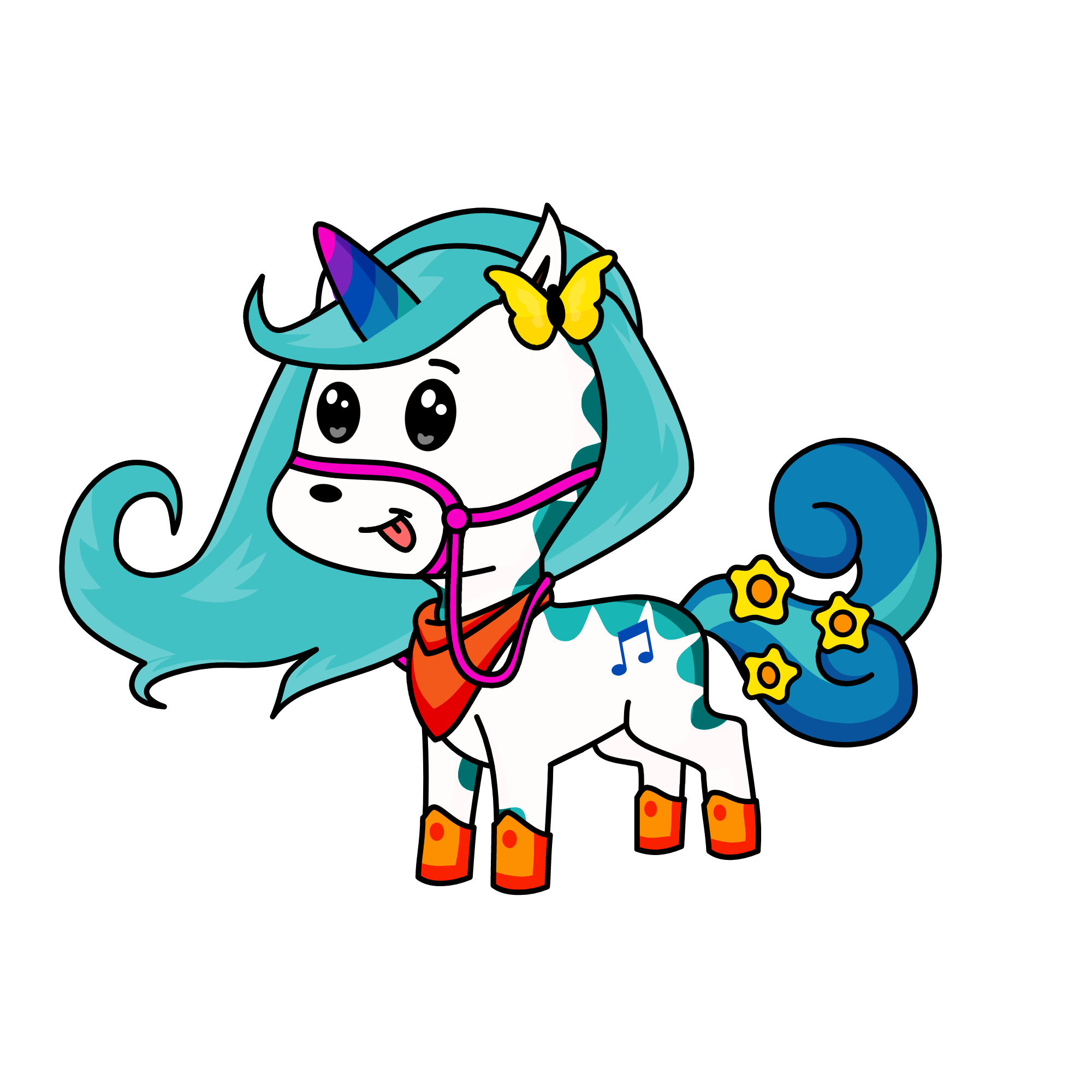Midnight, the unicorn