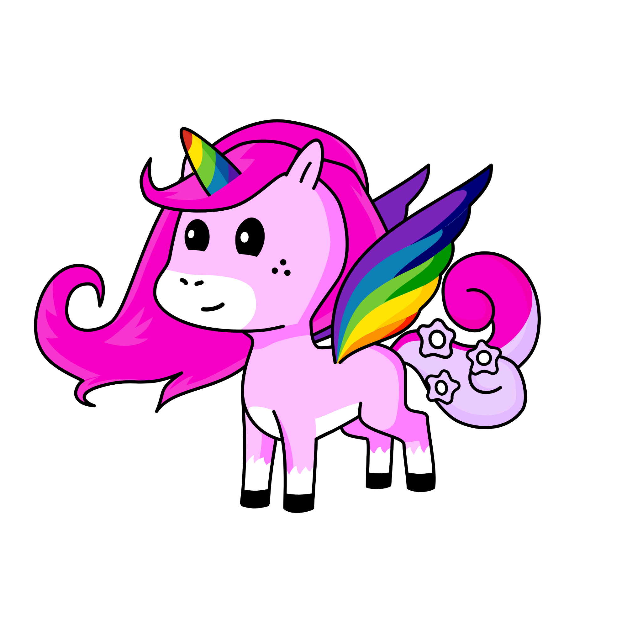 rainbow, the unicorn