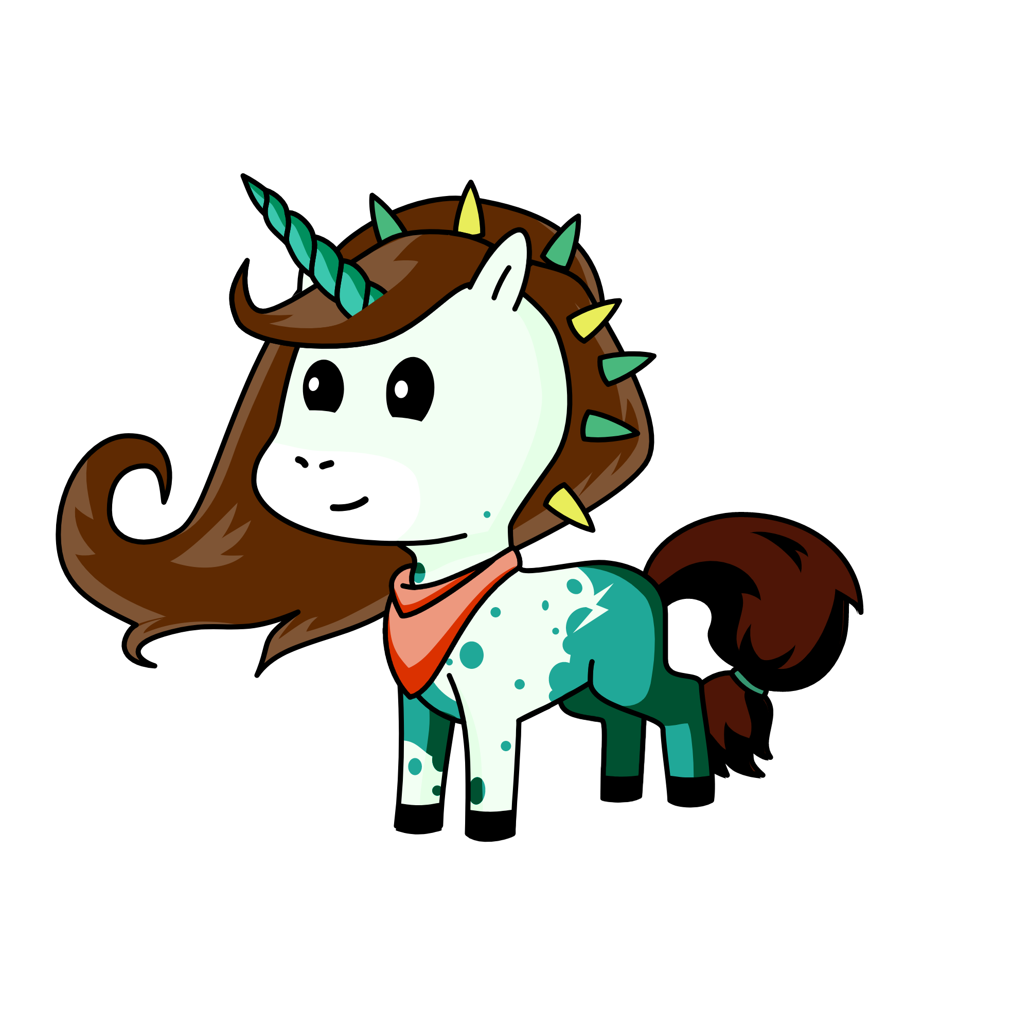 Maddie the lost warrior of the forest, the unicorn