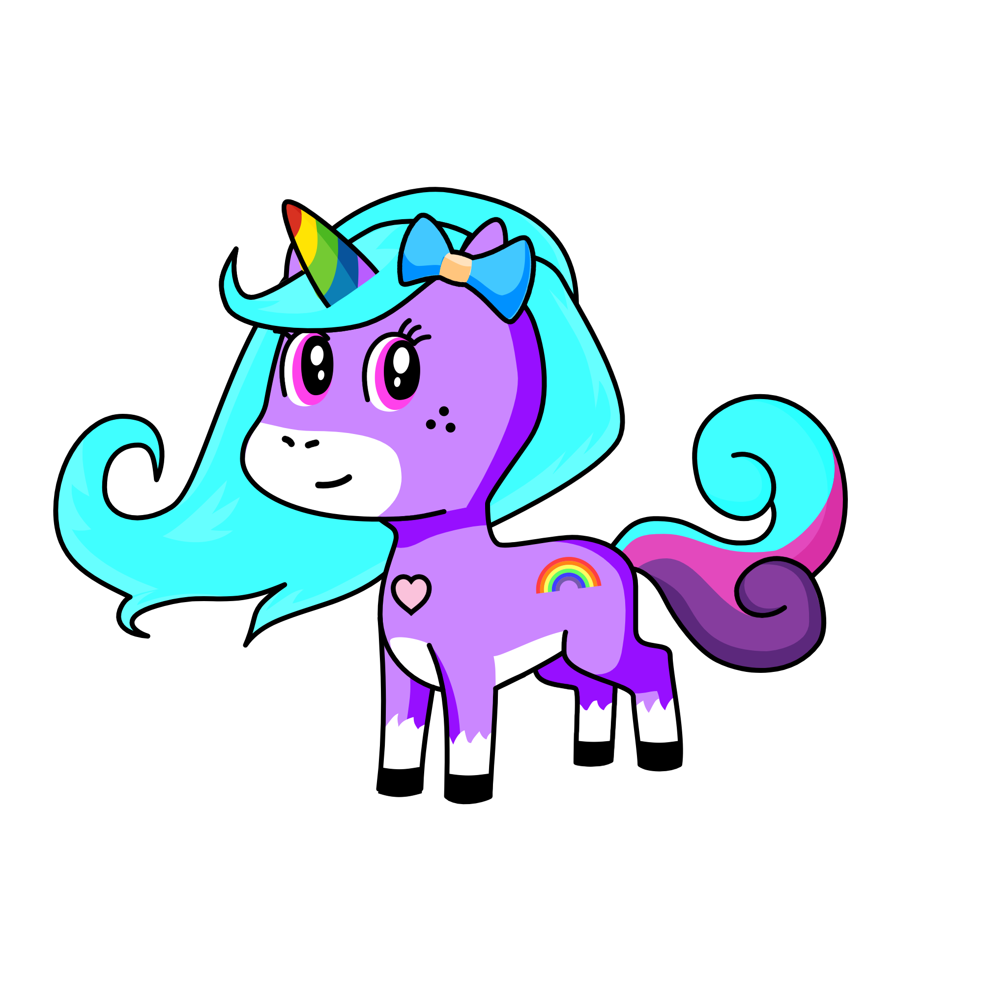 Cutie, the unicorn