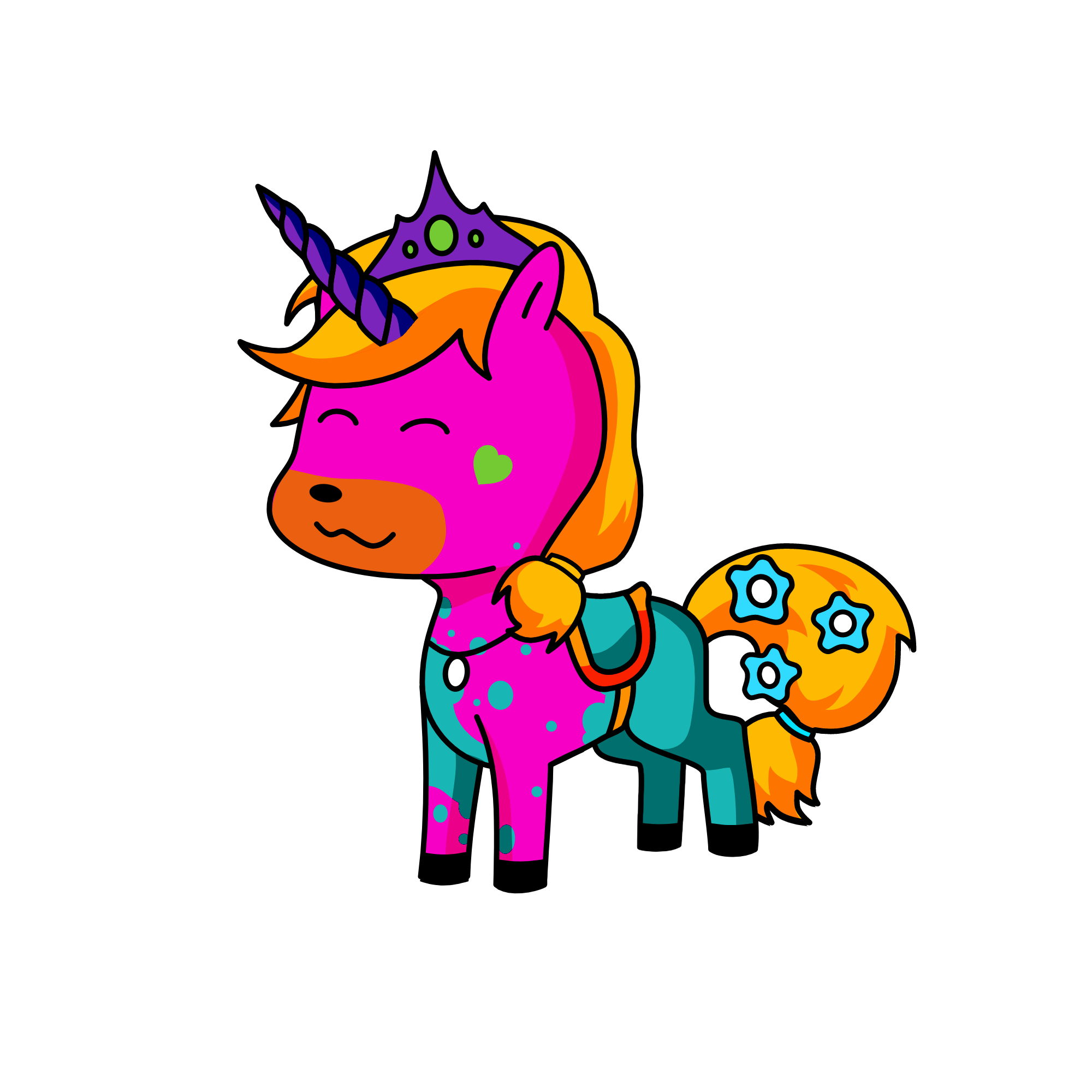 Lili sol, the unicorn