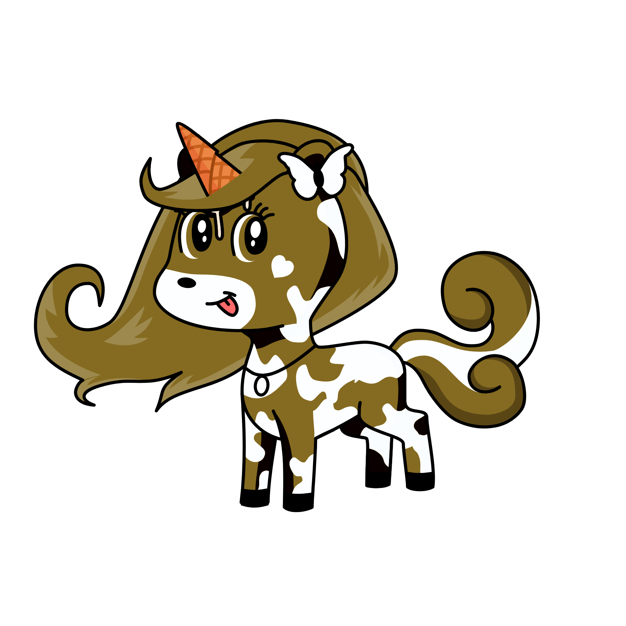 princess chocolate & vanilla, the unicorn