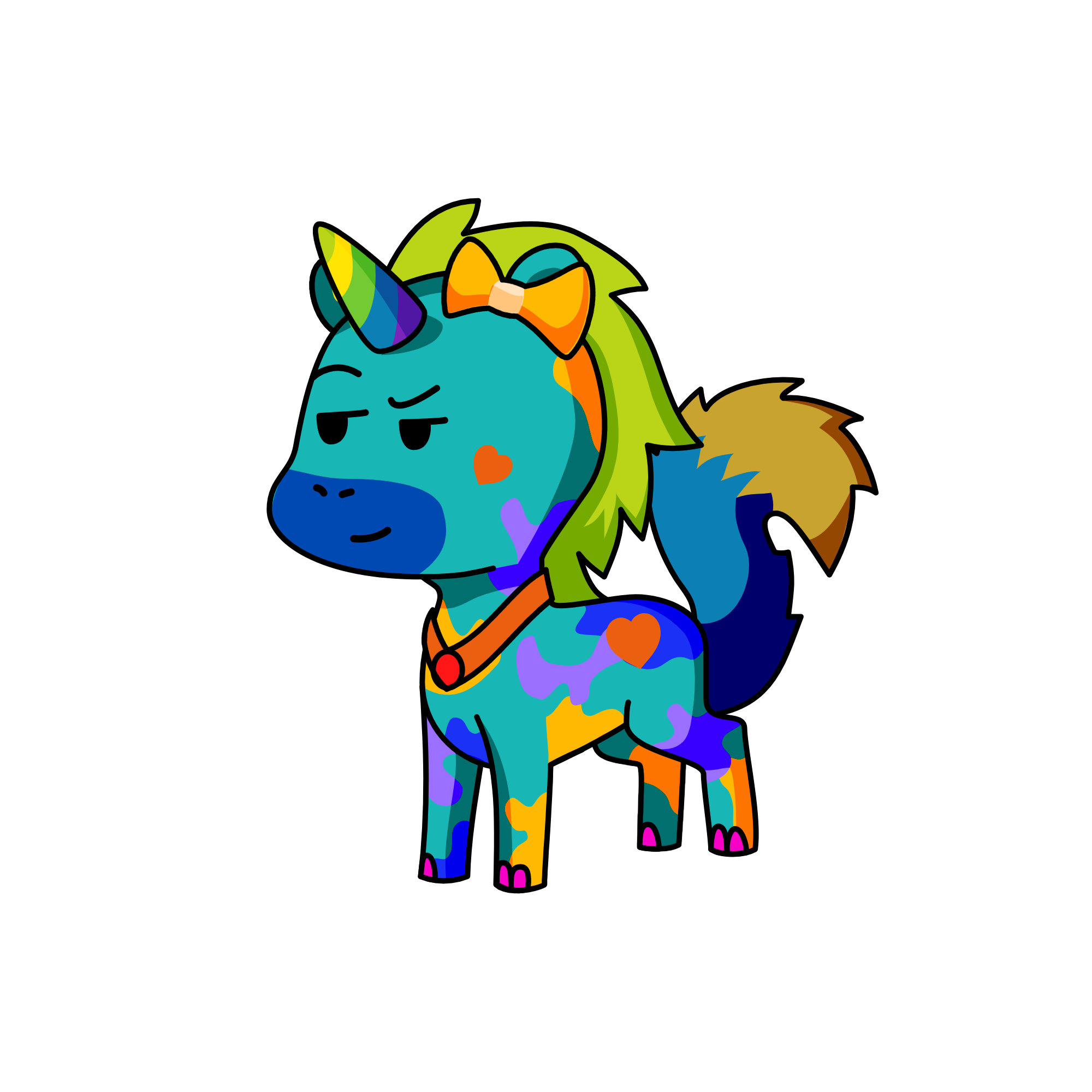 mono la hermosa, the unicorn