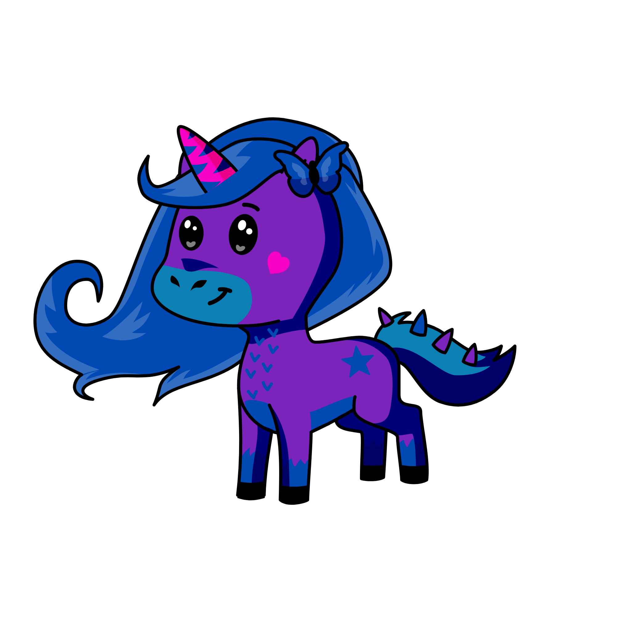 Galaxy beauty, the unicorn