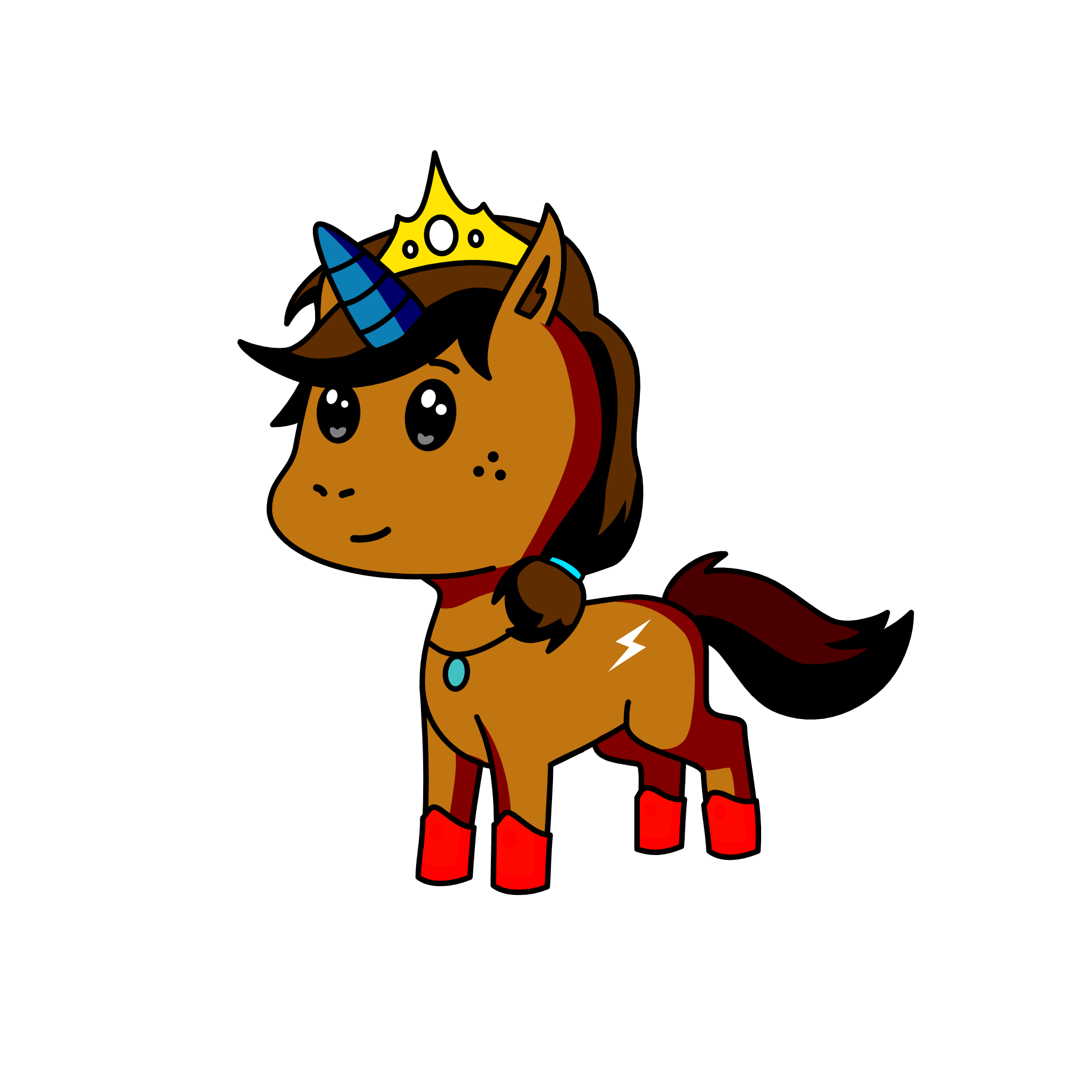 Friditi, the unicorn