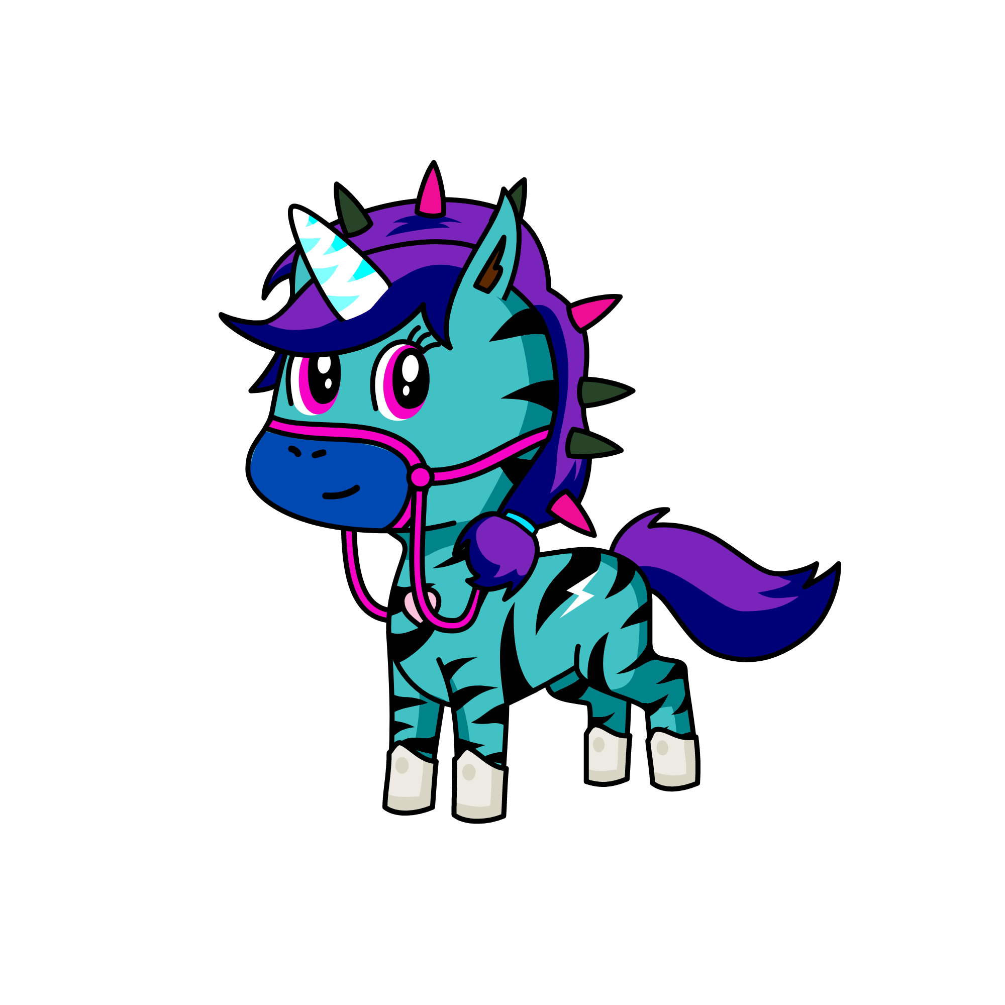 Sparkles, the unicorn