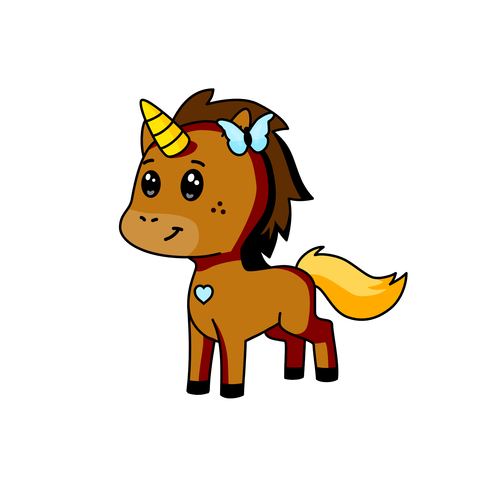 Beautiful , the unicorn