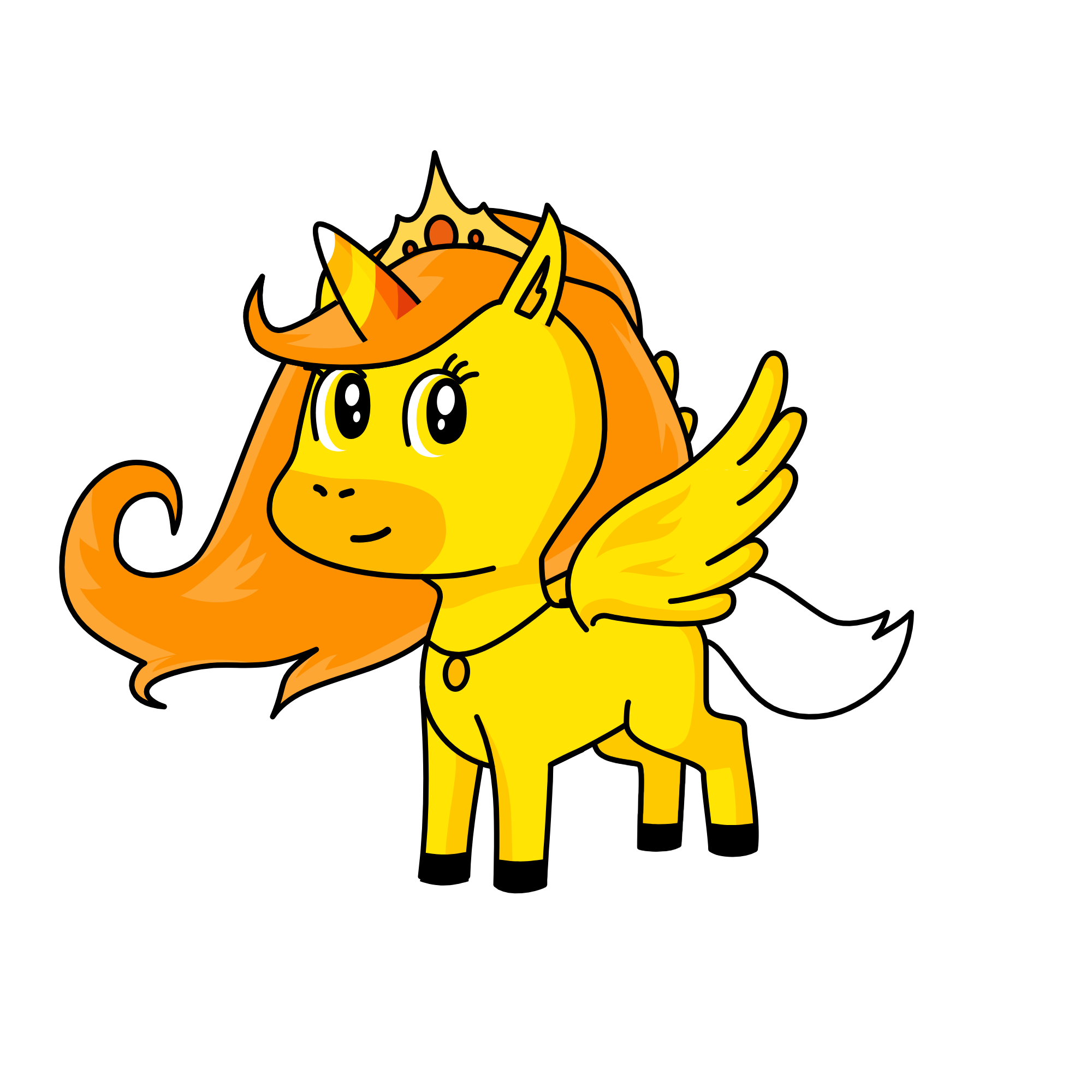 Queen of Thanksgiving, the unicorn