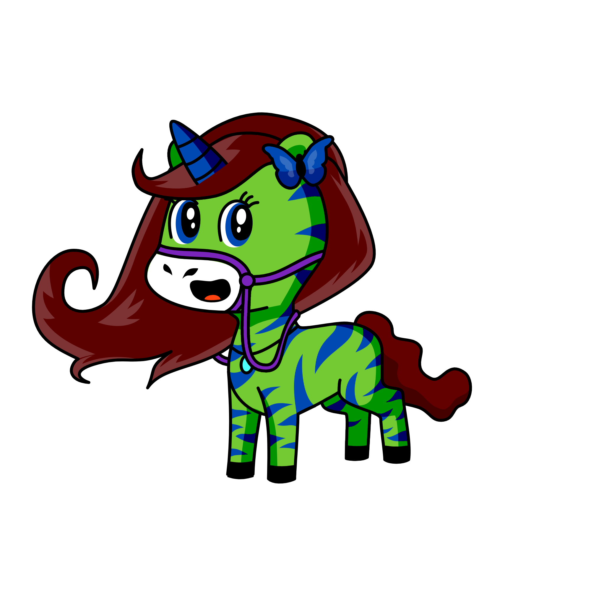 Indy, the unicorn