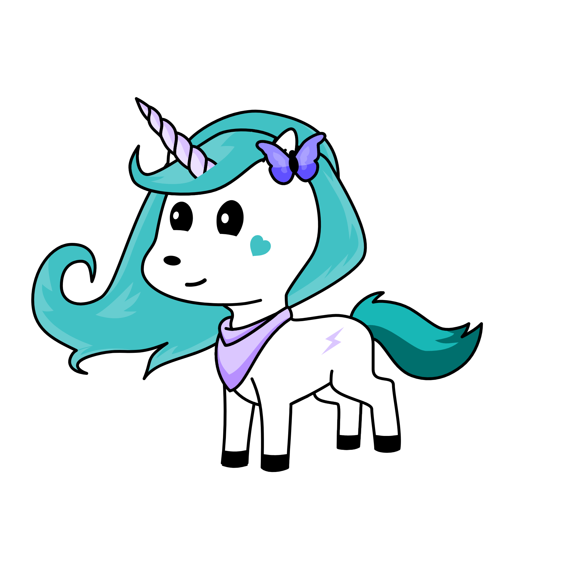 Crystal, the unicorn