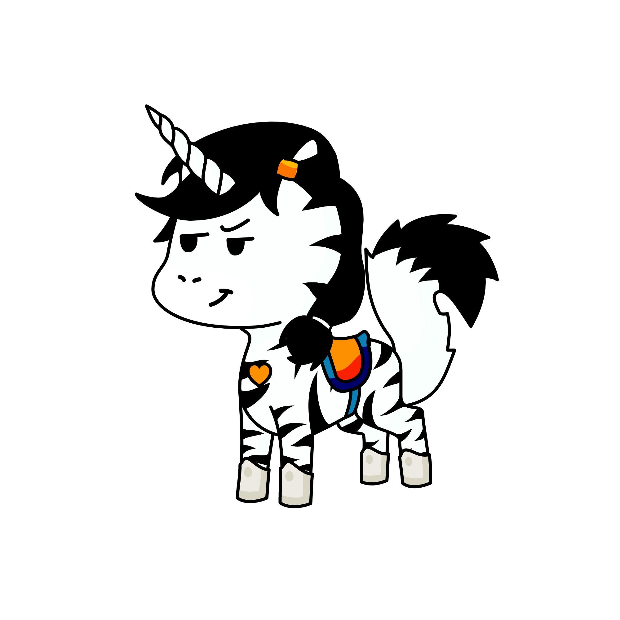 Zebby, the unicorn