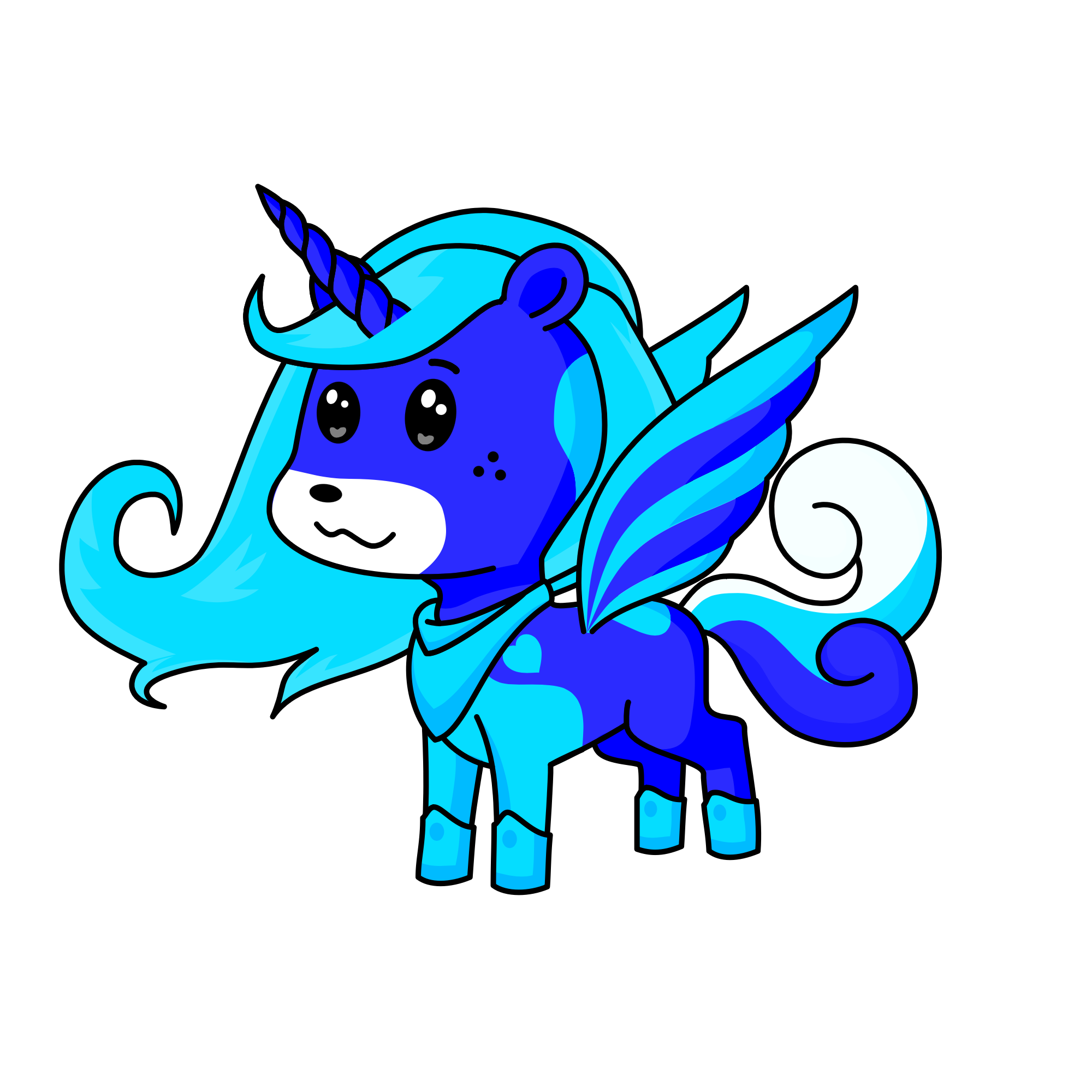 Icy, the unicorn