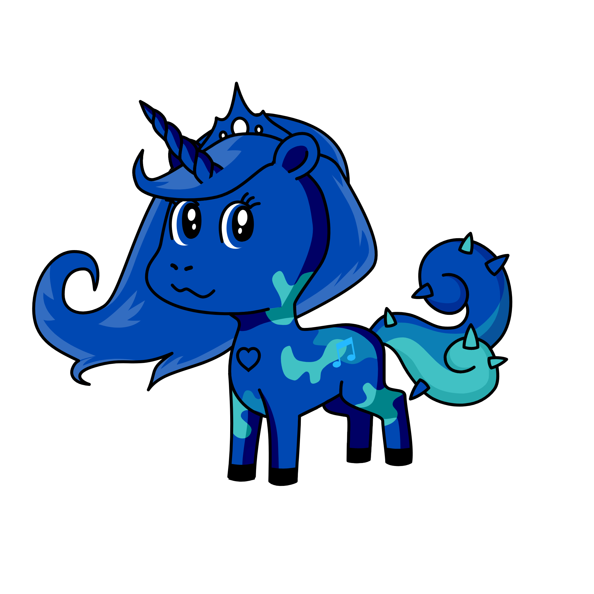 winter, the unicorn