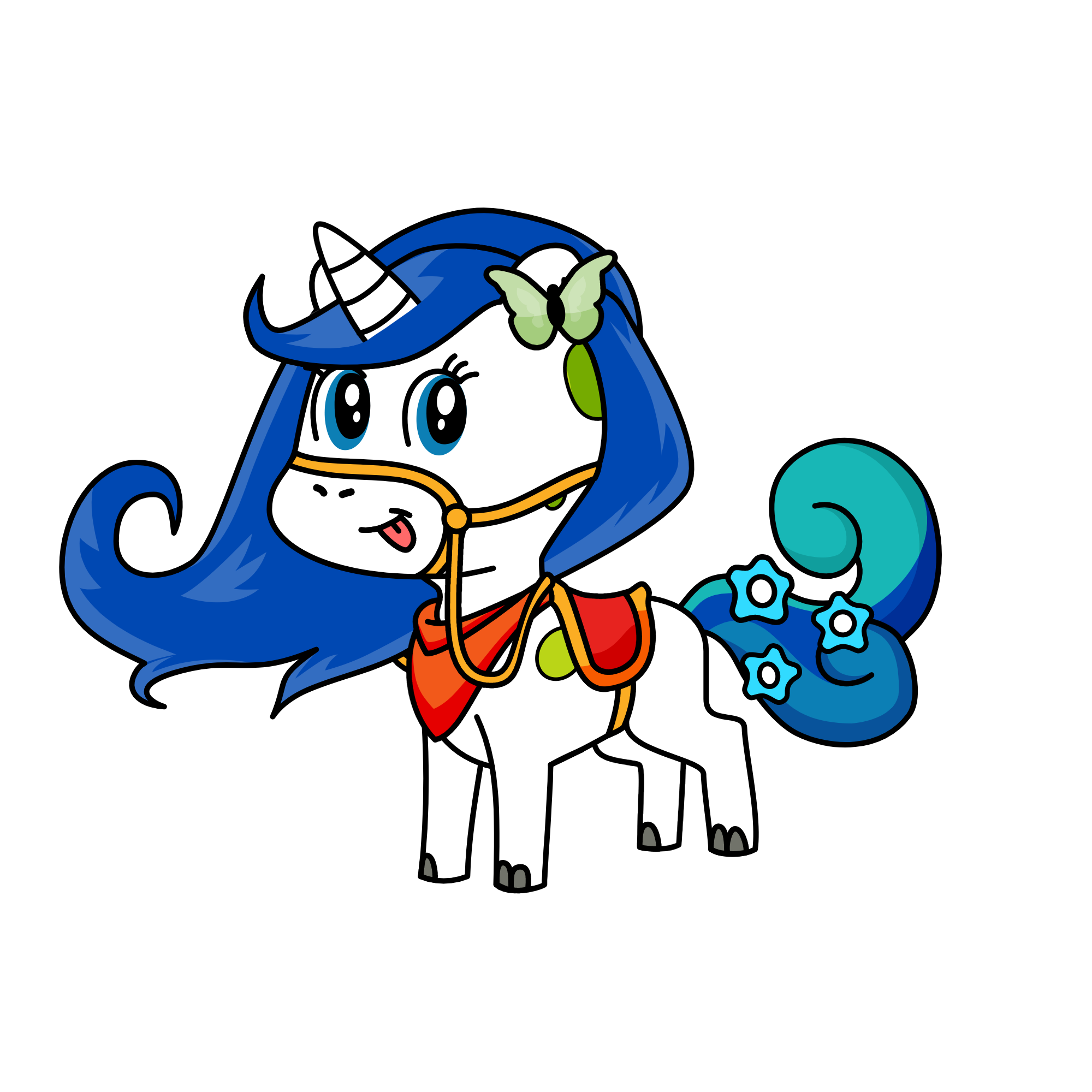 happy, the unicorn