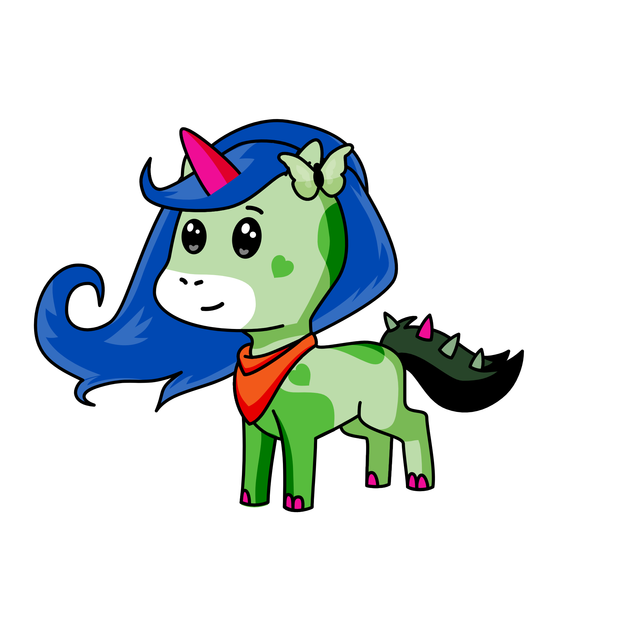 hi, the unicorn