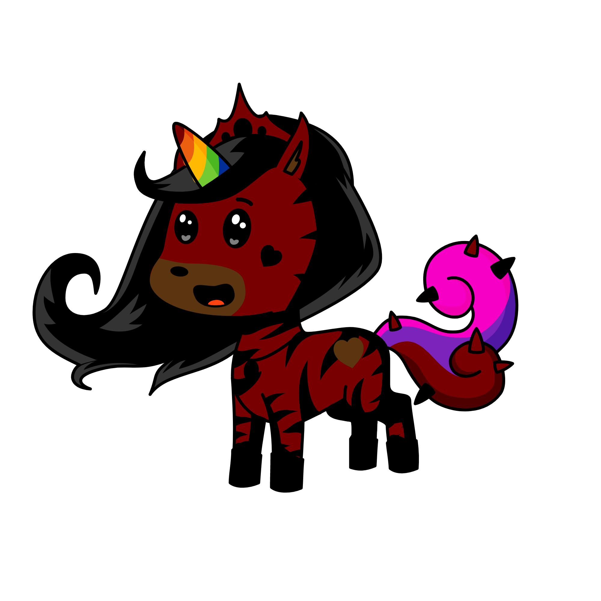 Darky, the unicorn