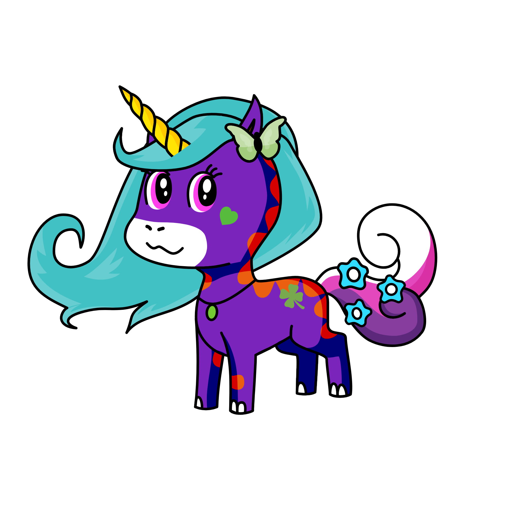 Pi, the unicorn