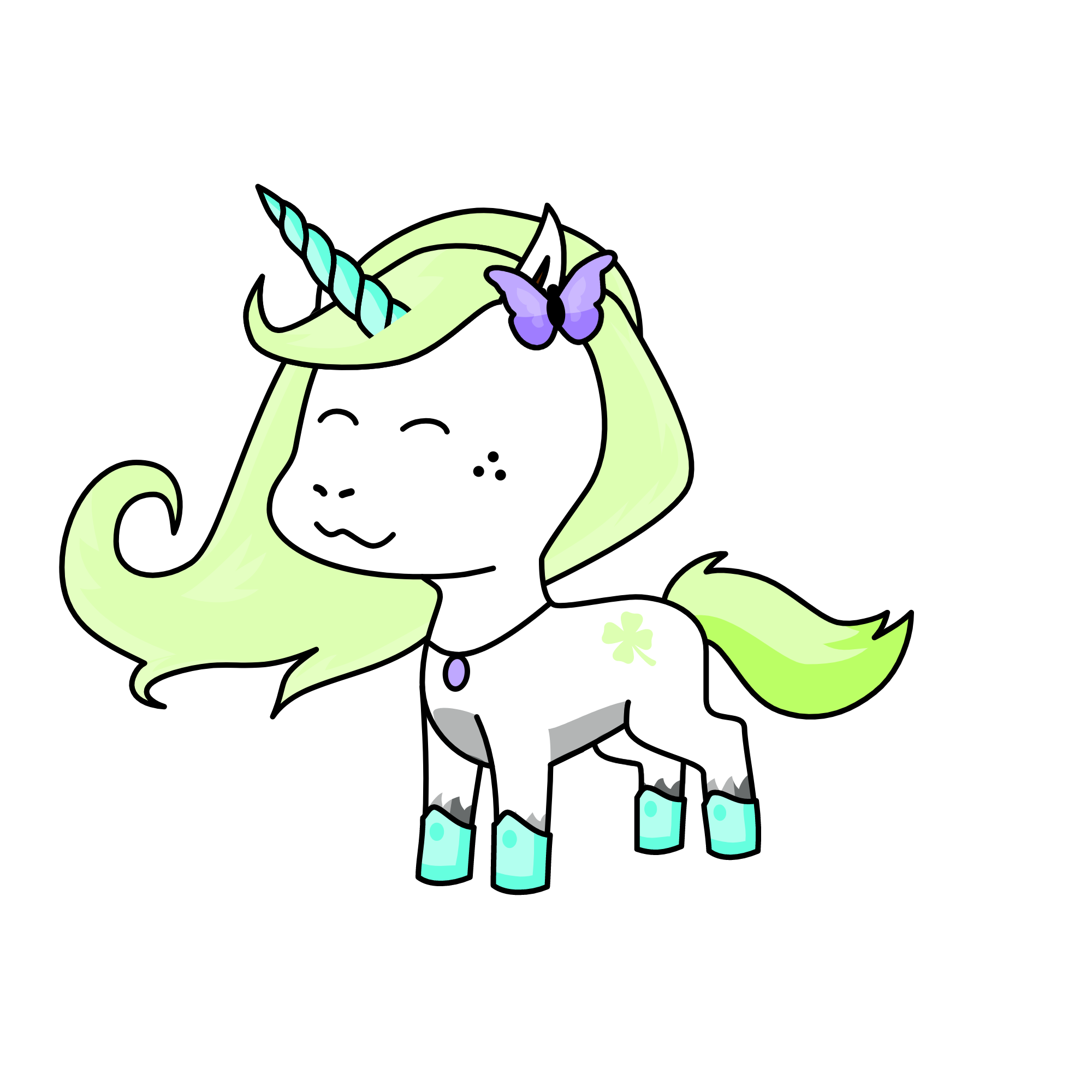 Lucky, the unicorn