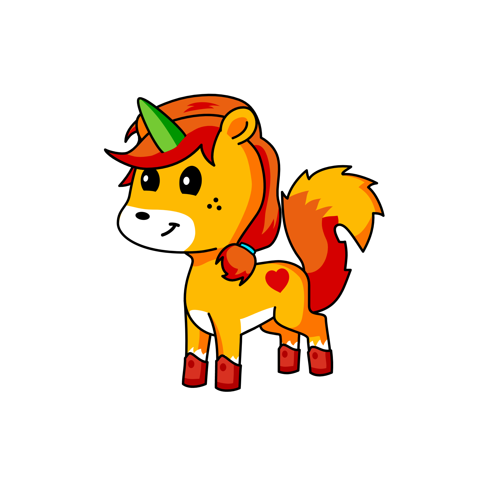 appel girl, the unicorn