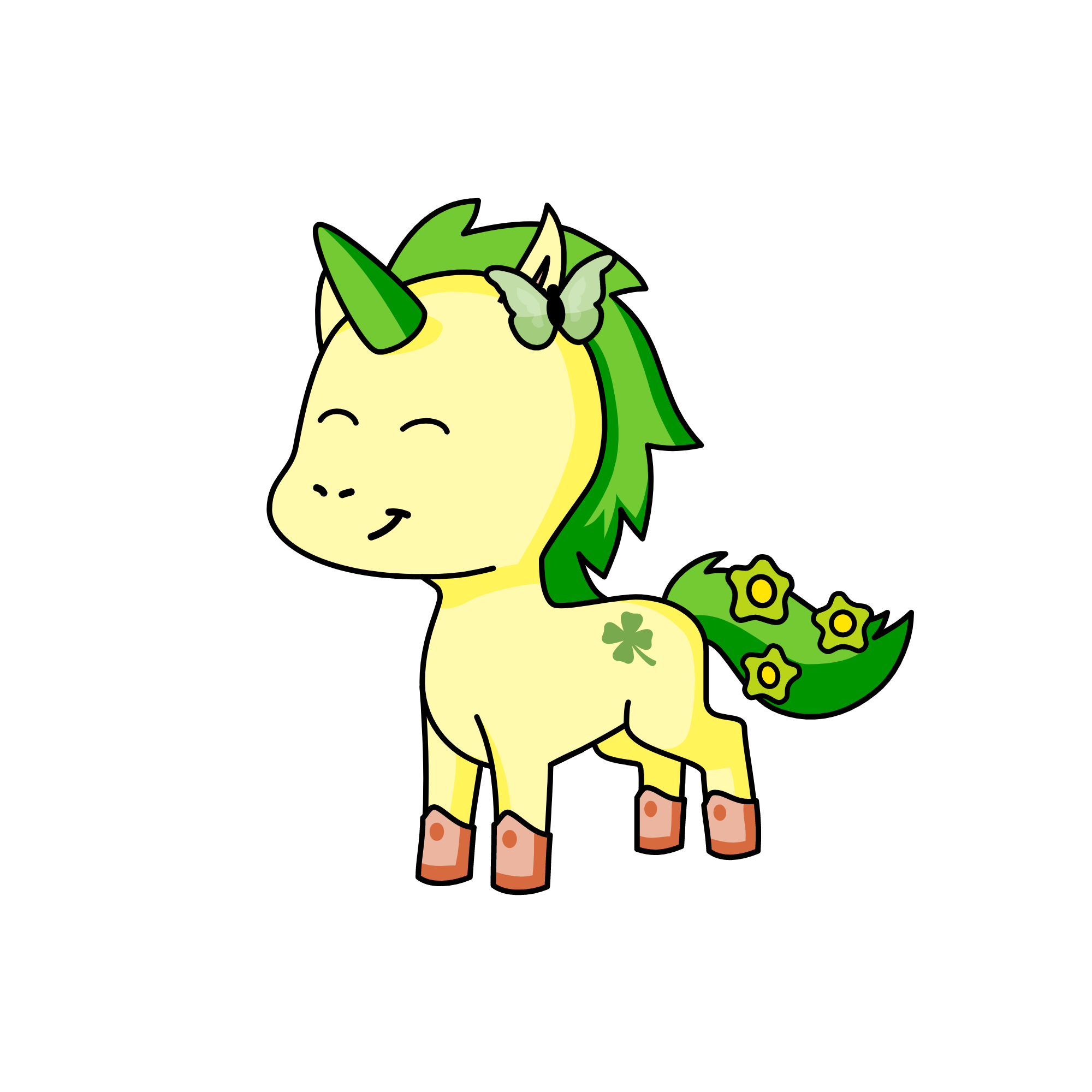 Leafeon, the unicorn