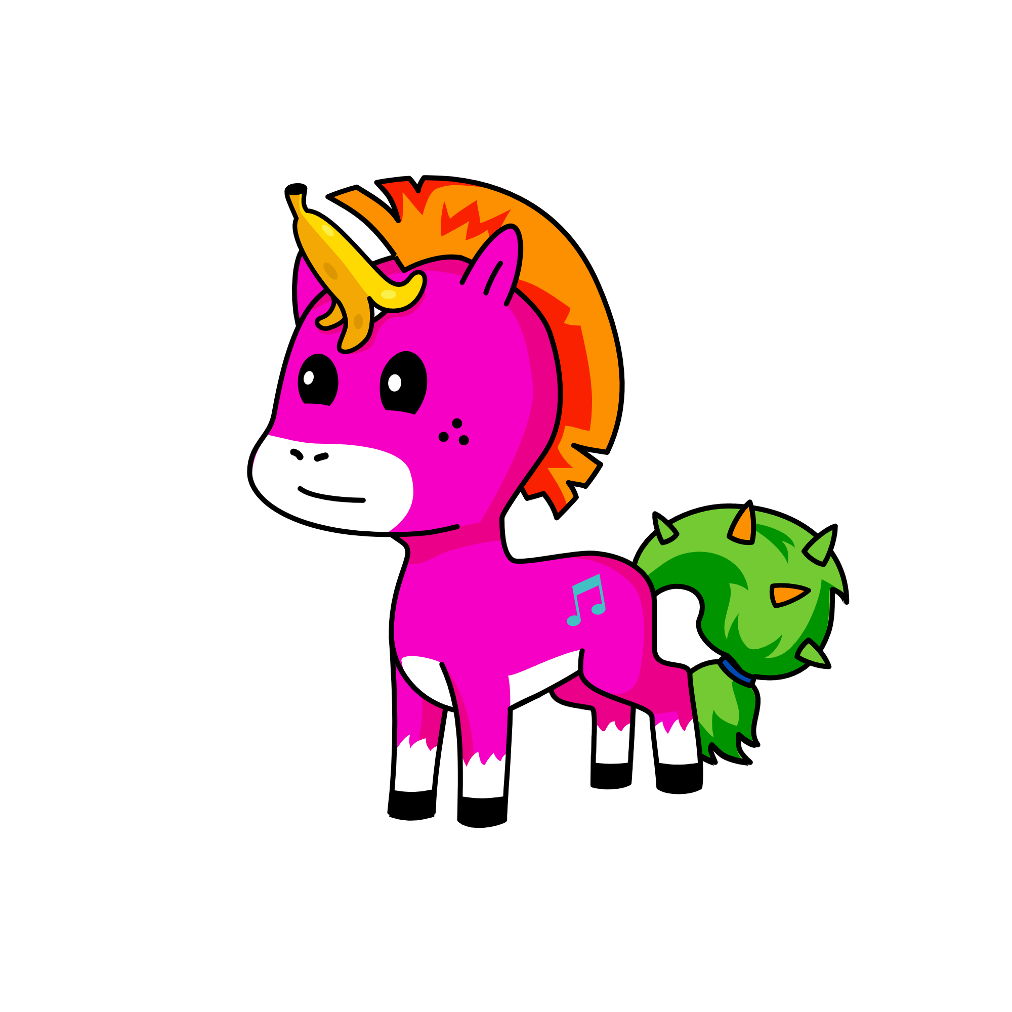 trash's wife, the unicorn