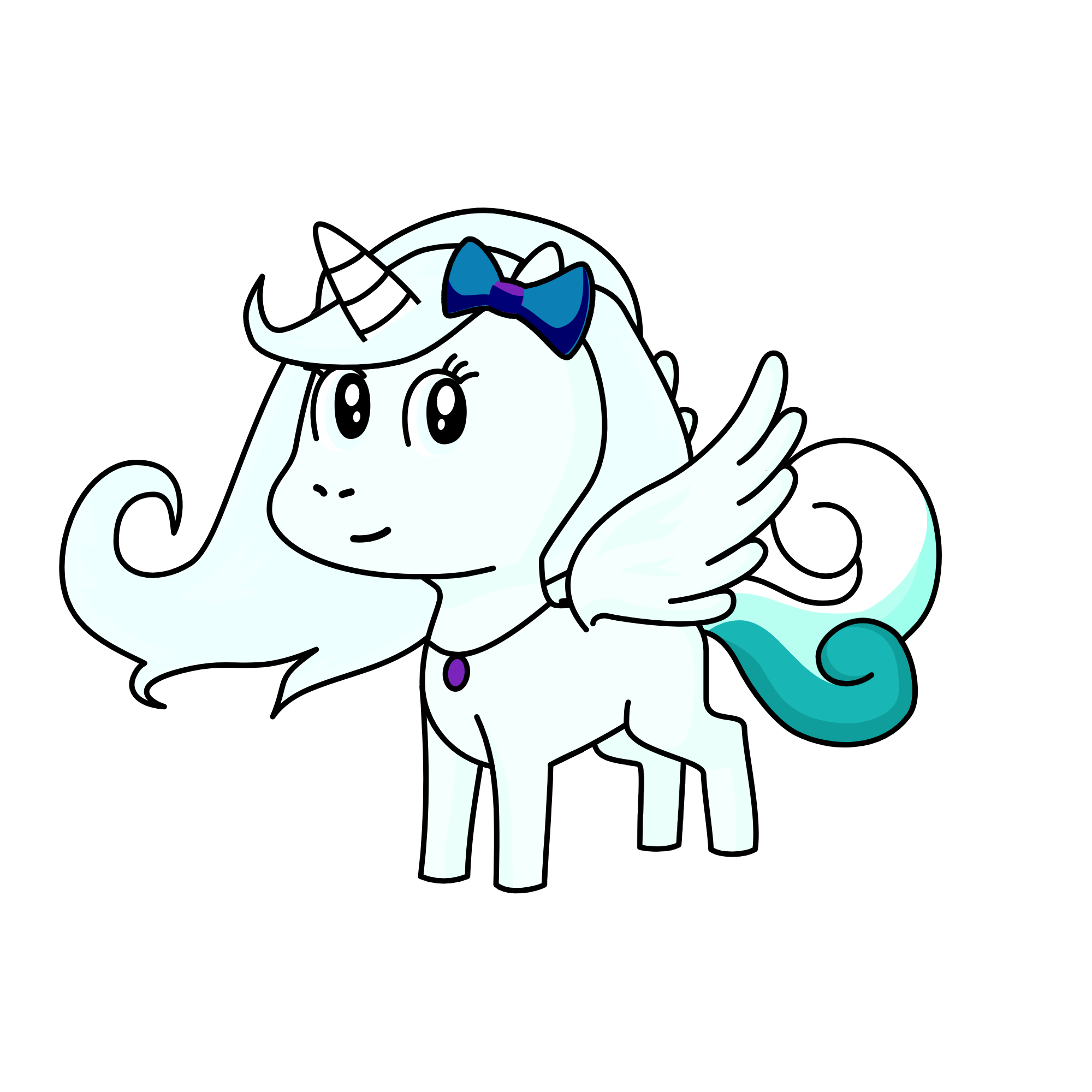Snowdrop, the unicorn