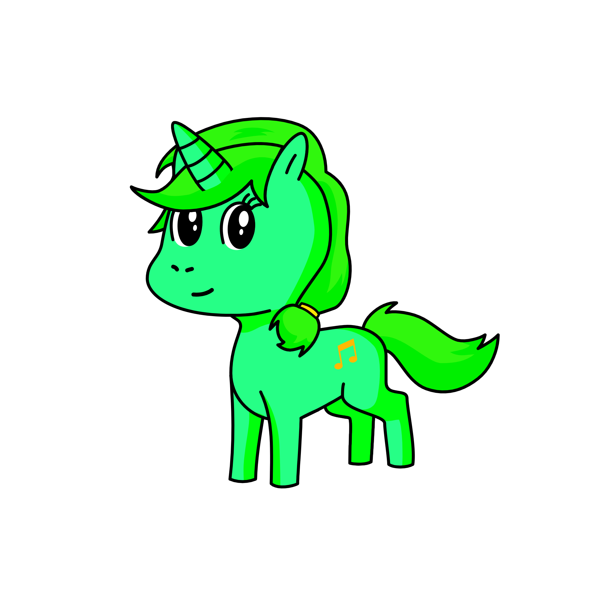 Lyra Hartstrings, the unicorn