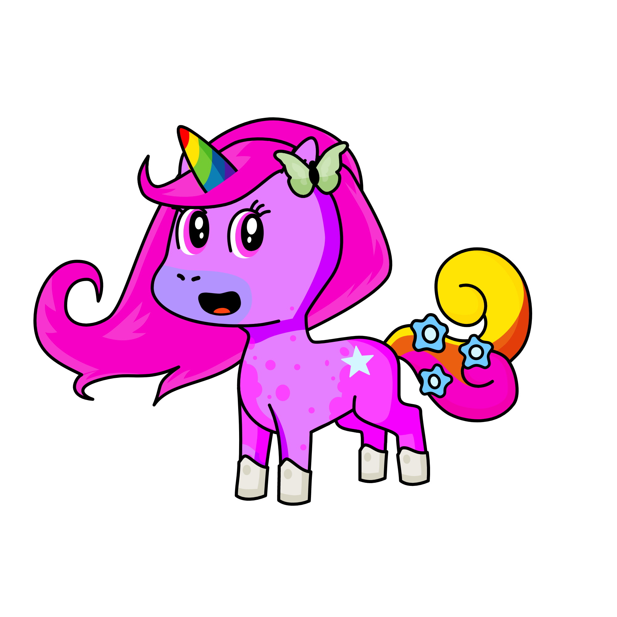 Flora, the unicorn