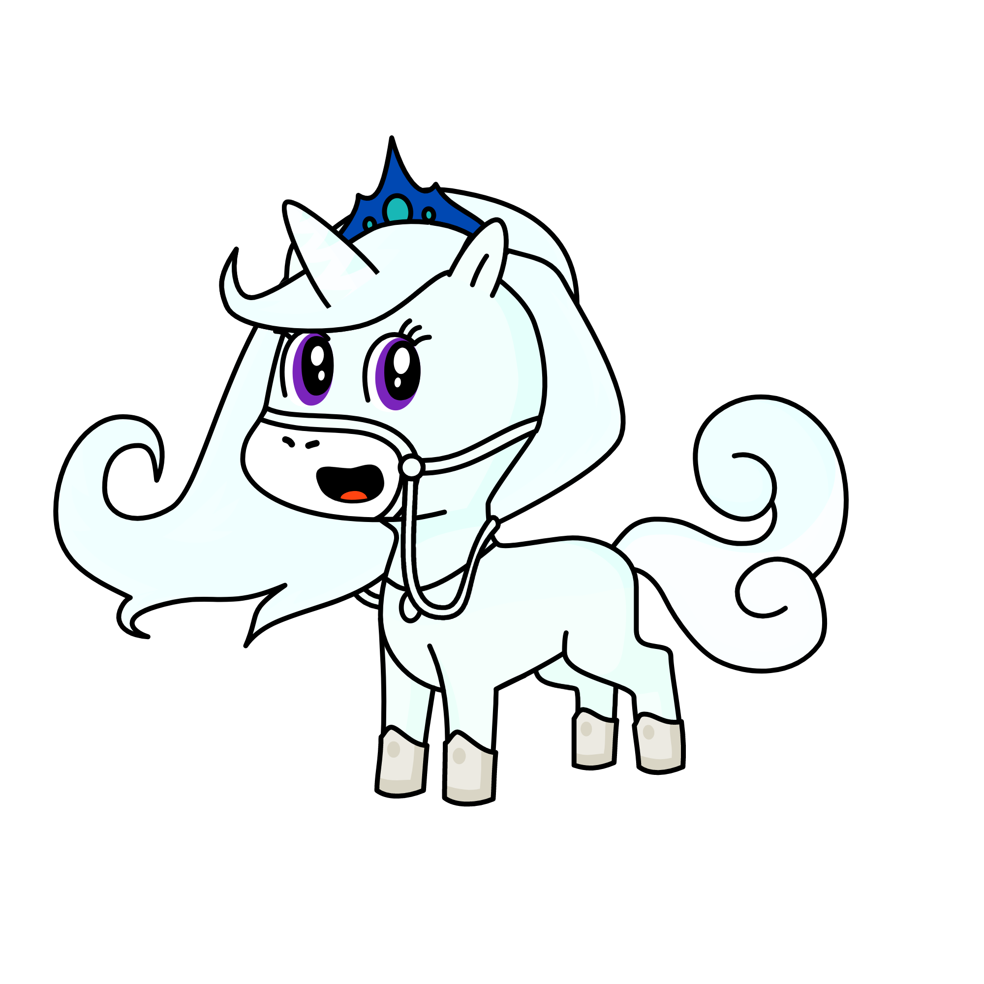princess snowy, the unicorn