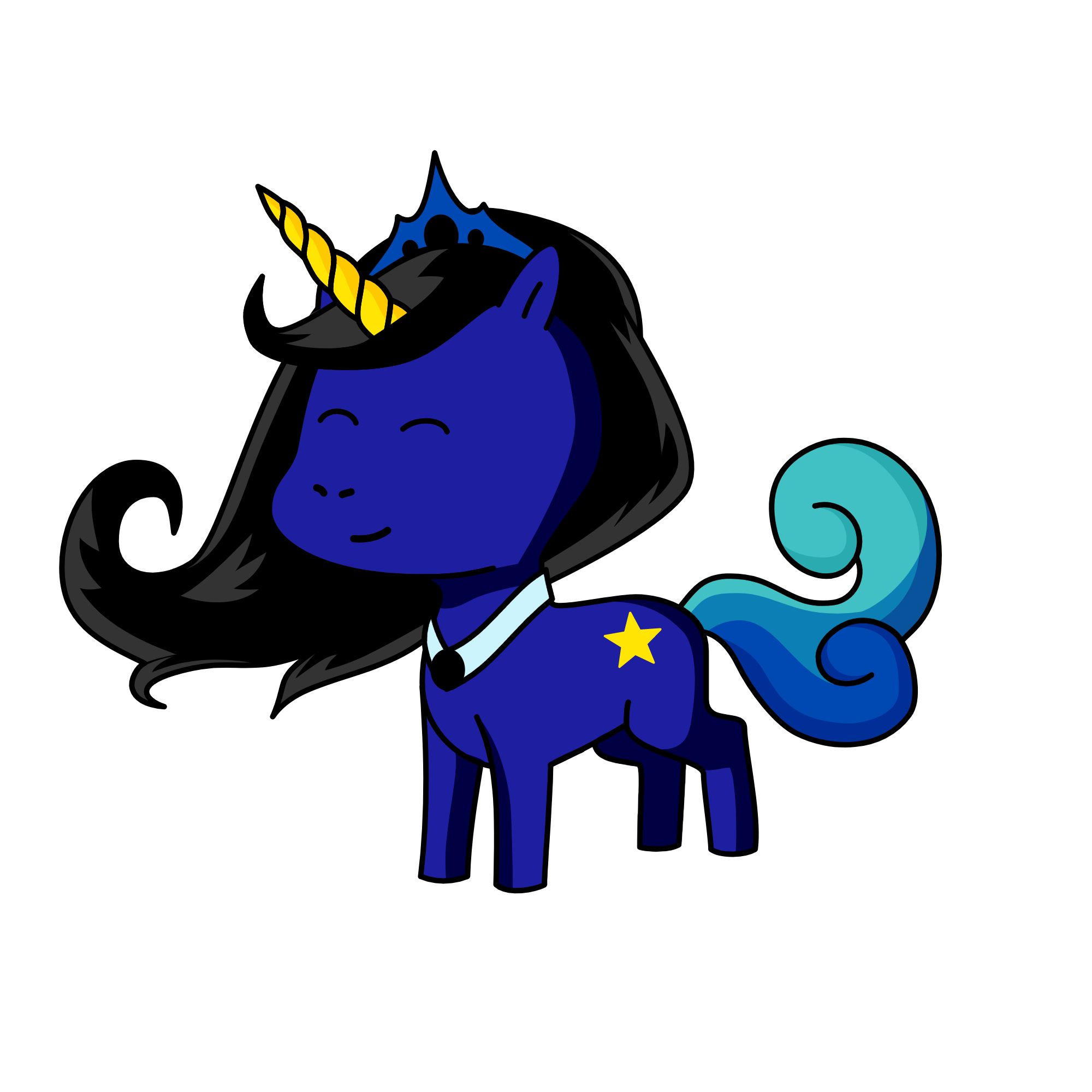 Shadow, the unicorn