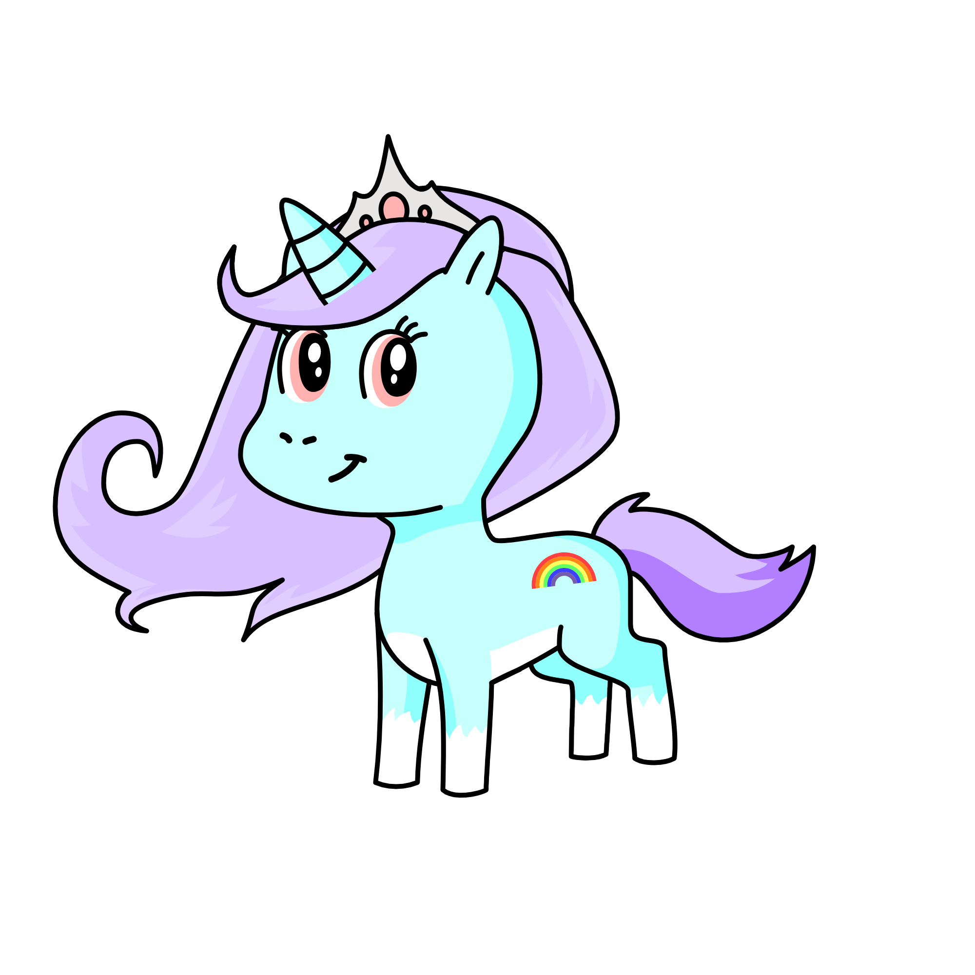 Princess Rainbow Light, the unicorn